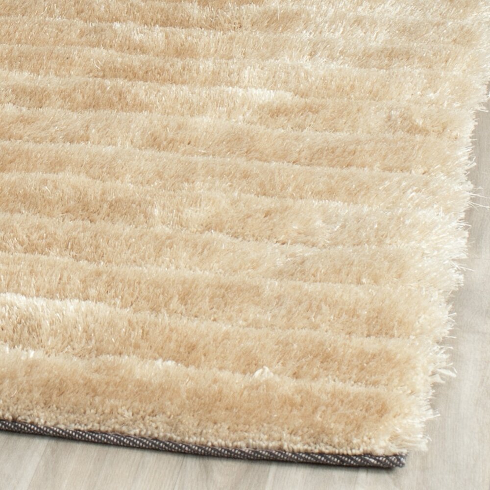 Safavieh Champagne Shag Rug & Reviews | Wayfair