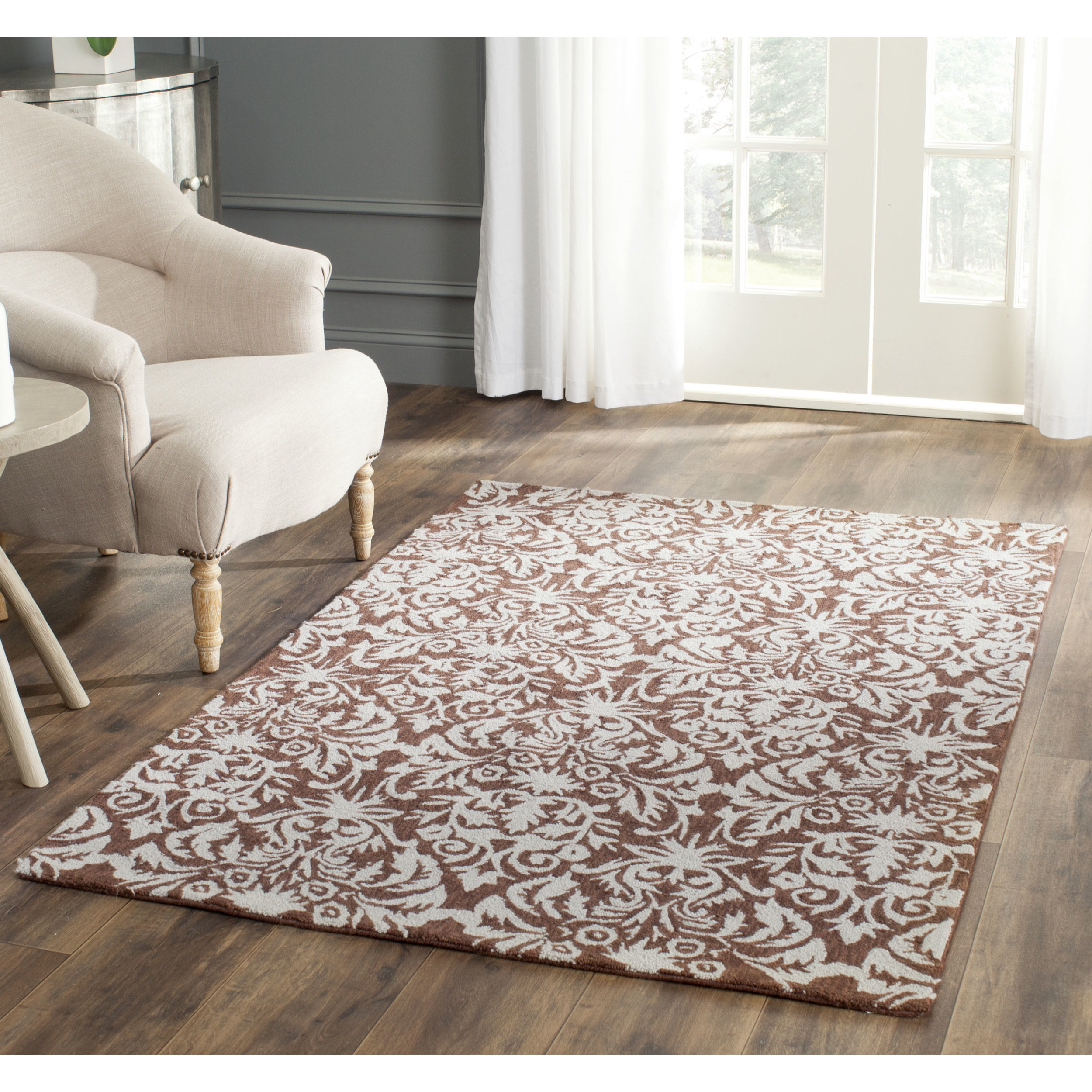 Safavieh Chelsea Brown/Gray Rug & Reviews Wayfair