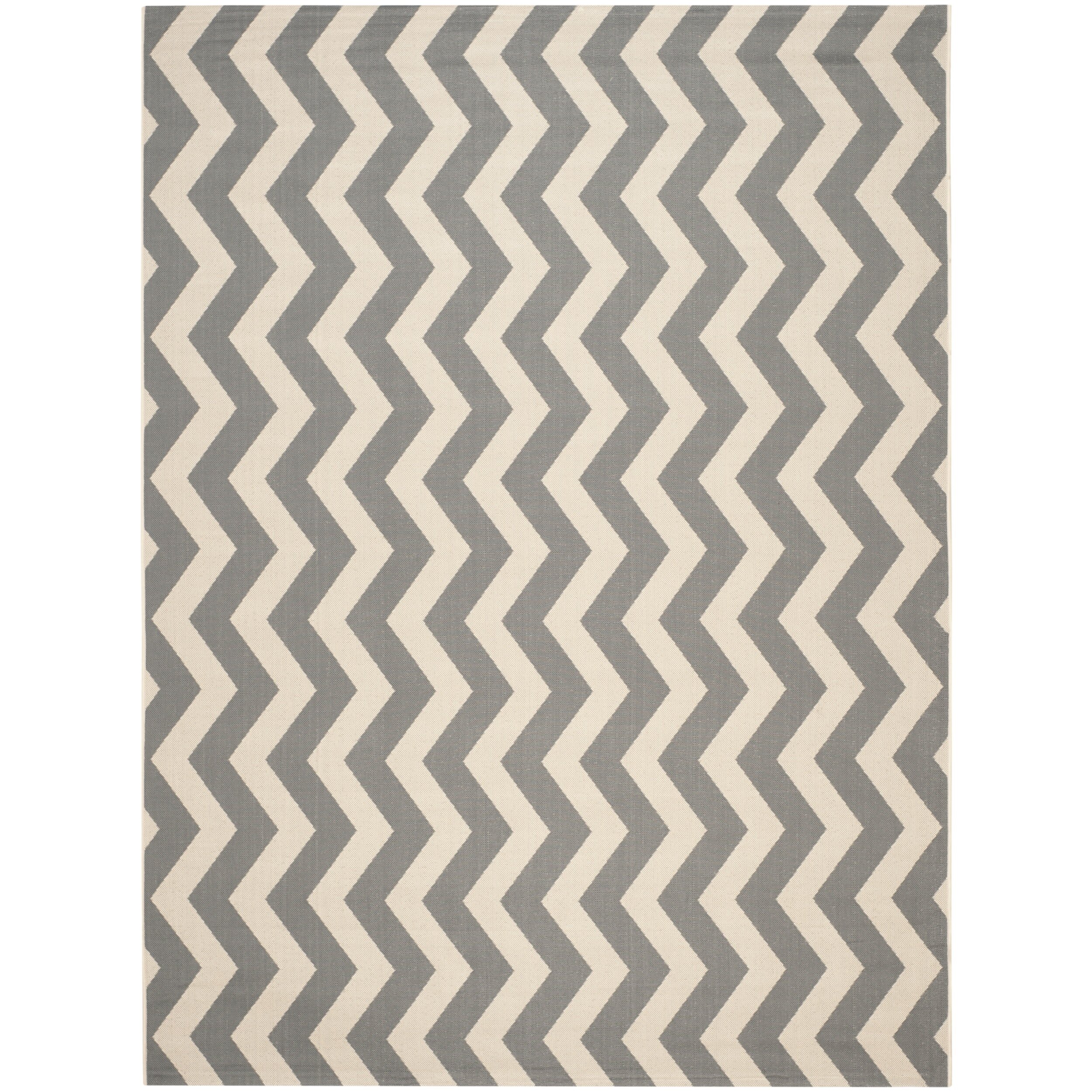 Safavieh Courtyard Grey/Beige Indoor/Outdoor Rug & Reviews | Wayfair