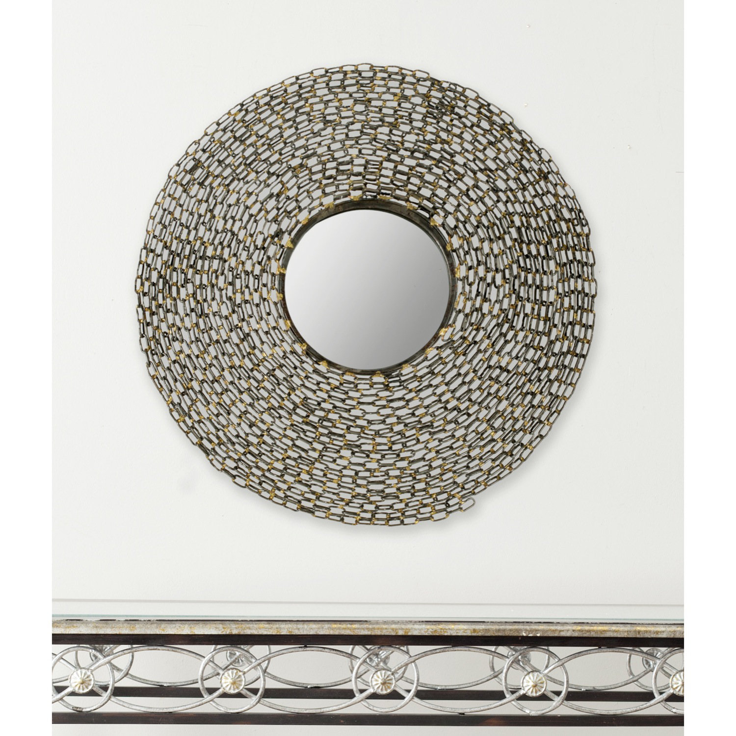 Safavieh Jeweled Chain Wall Mirror & Reviews Wayfair