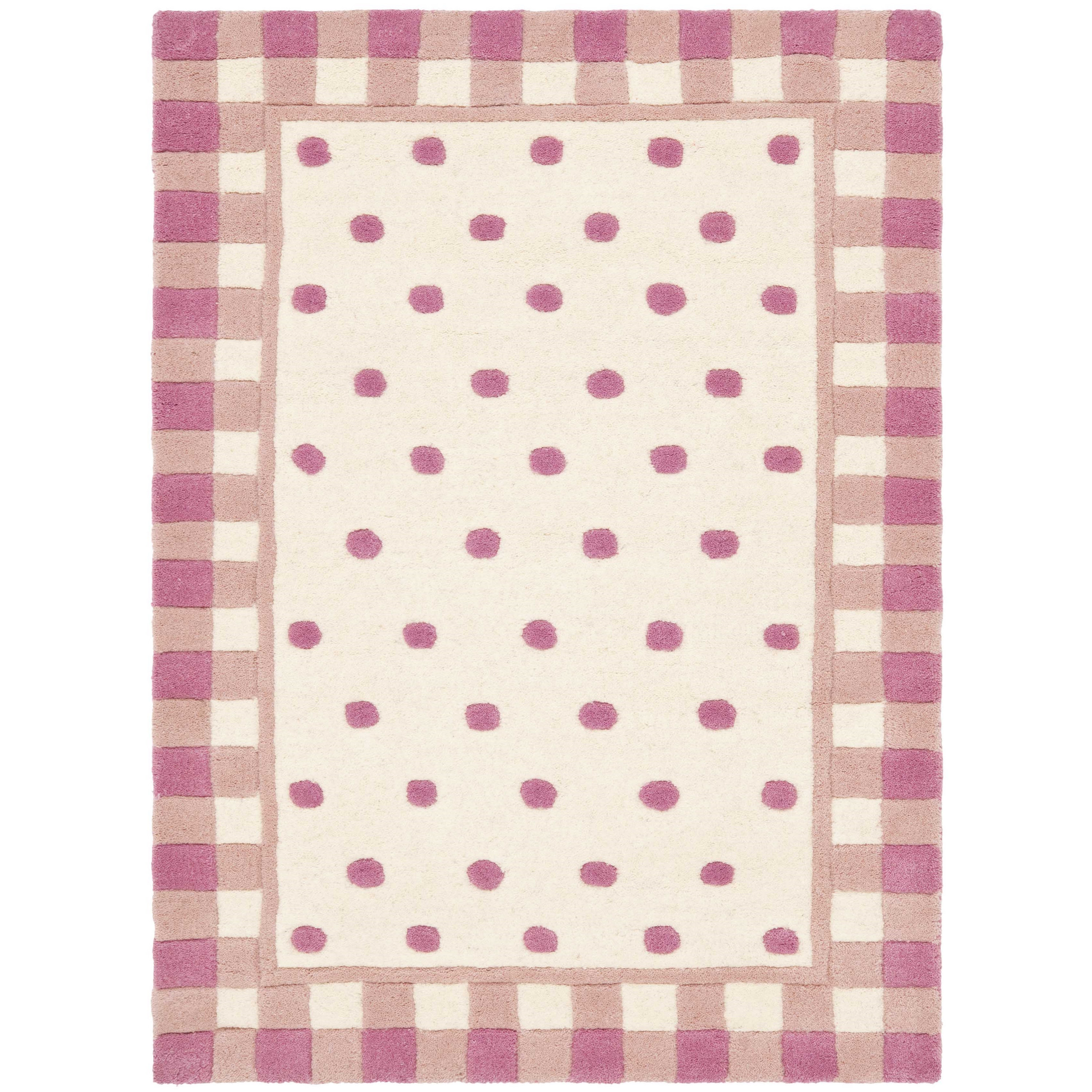 Safavieh Novelty Ivory/Pink Outdoor Area Rug & Reviews Wayfair