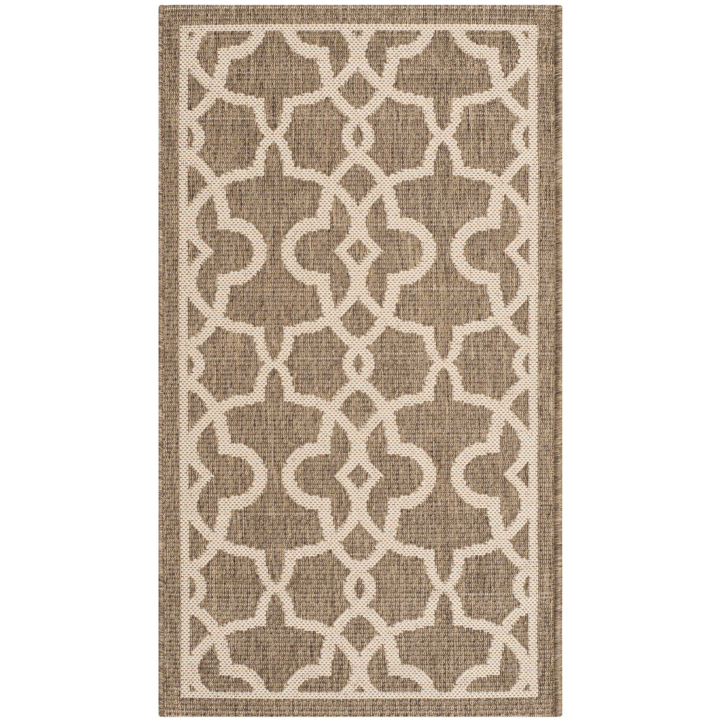 Safavieh Courtyard Mocha/Beige Area Rug & Reviews Wayfair