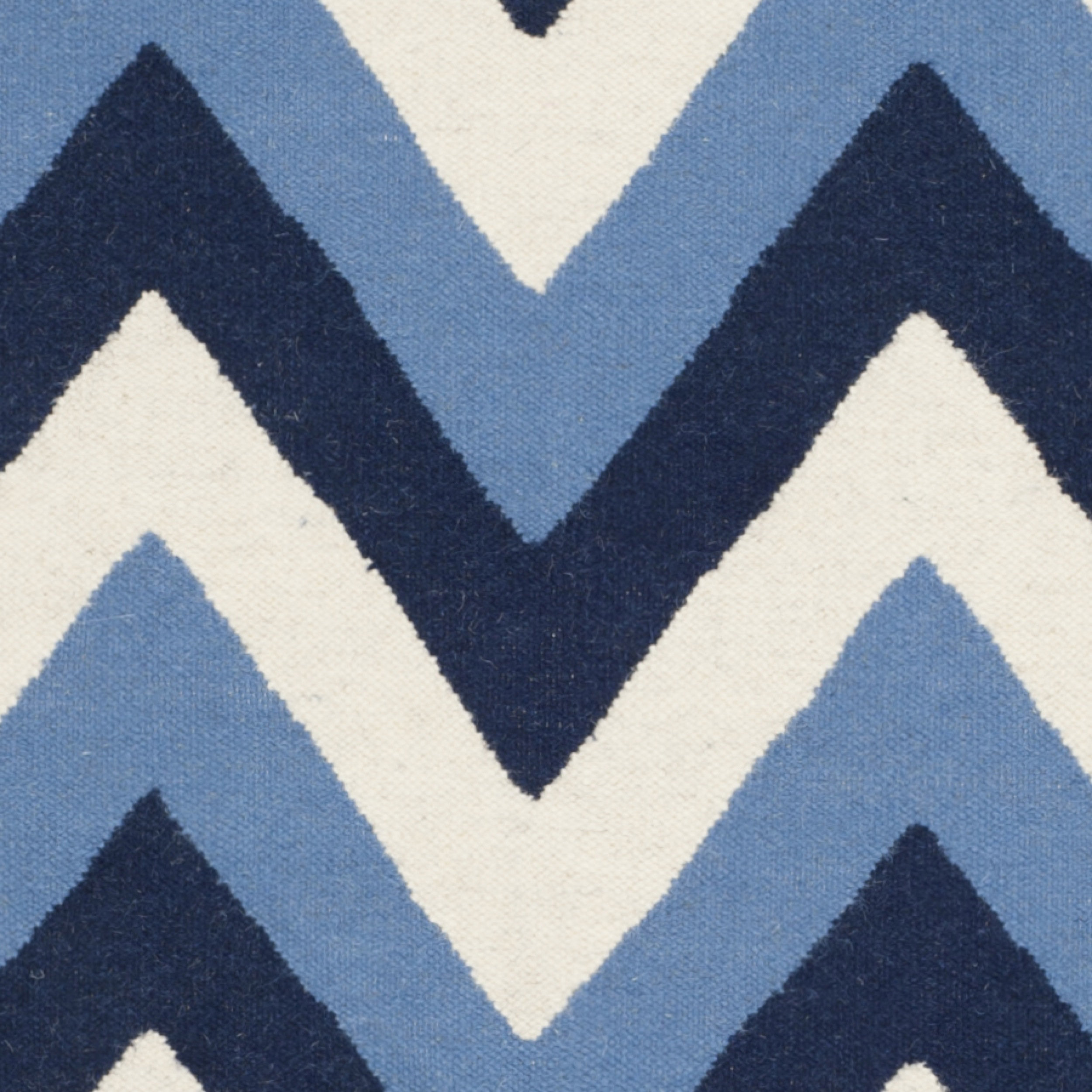 Safavieh Dhurries Navy / Light Blue Chevron Area Rug Wayfair