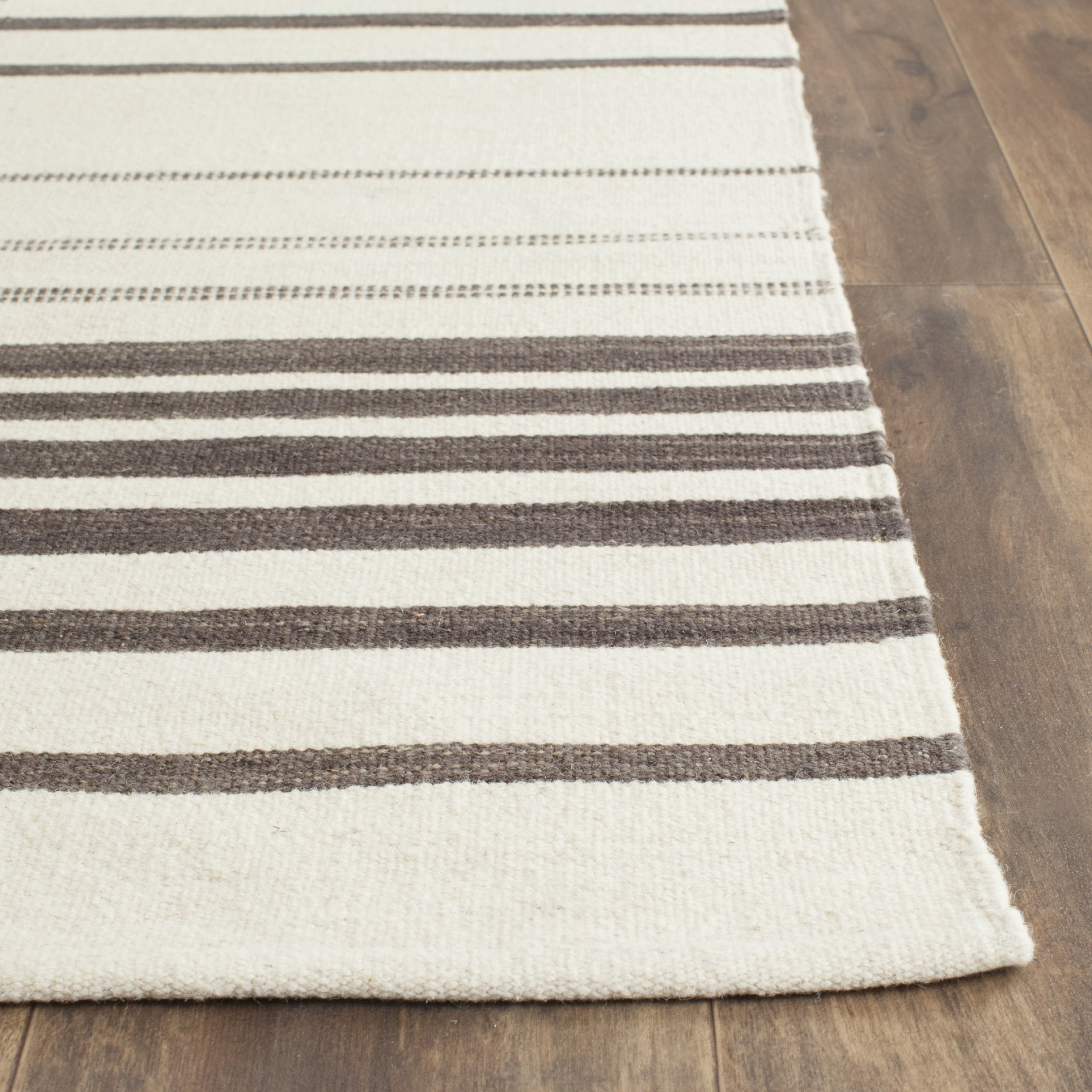 Safavieh Kilim Brown / Ivory Striped Rug Wayfair