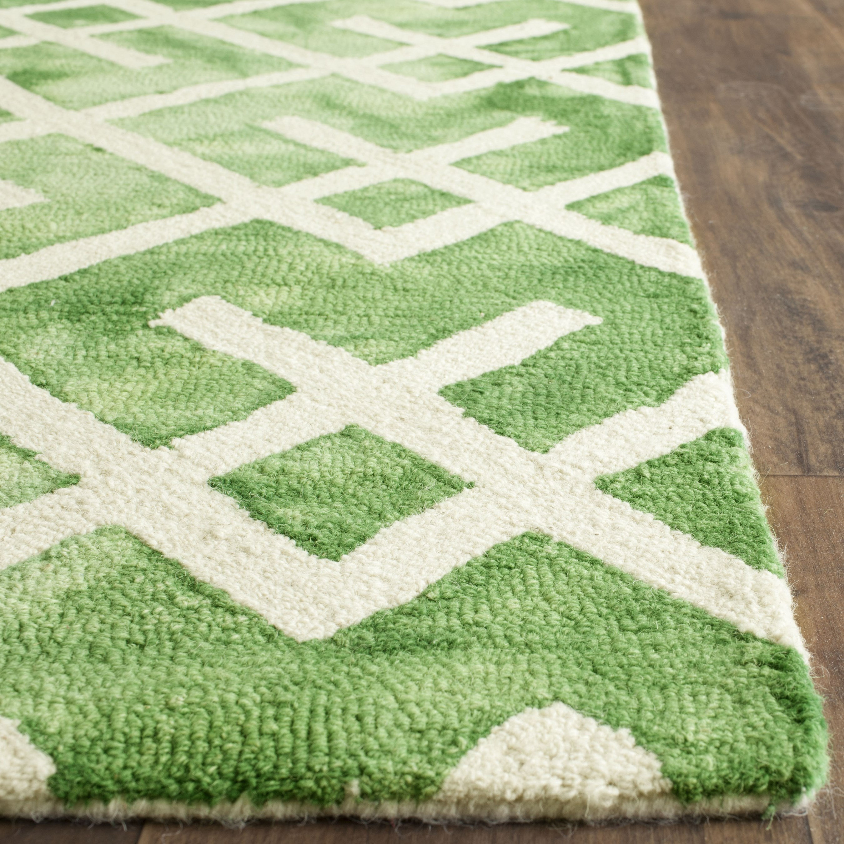 Safavieh Dip Dye Green/Ivory Area Rug & Reviews Wayfair