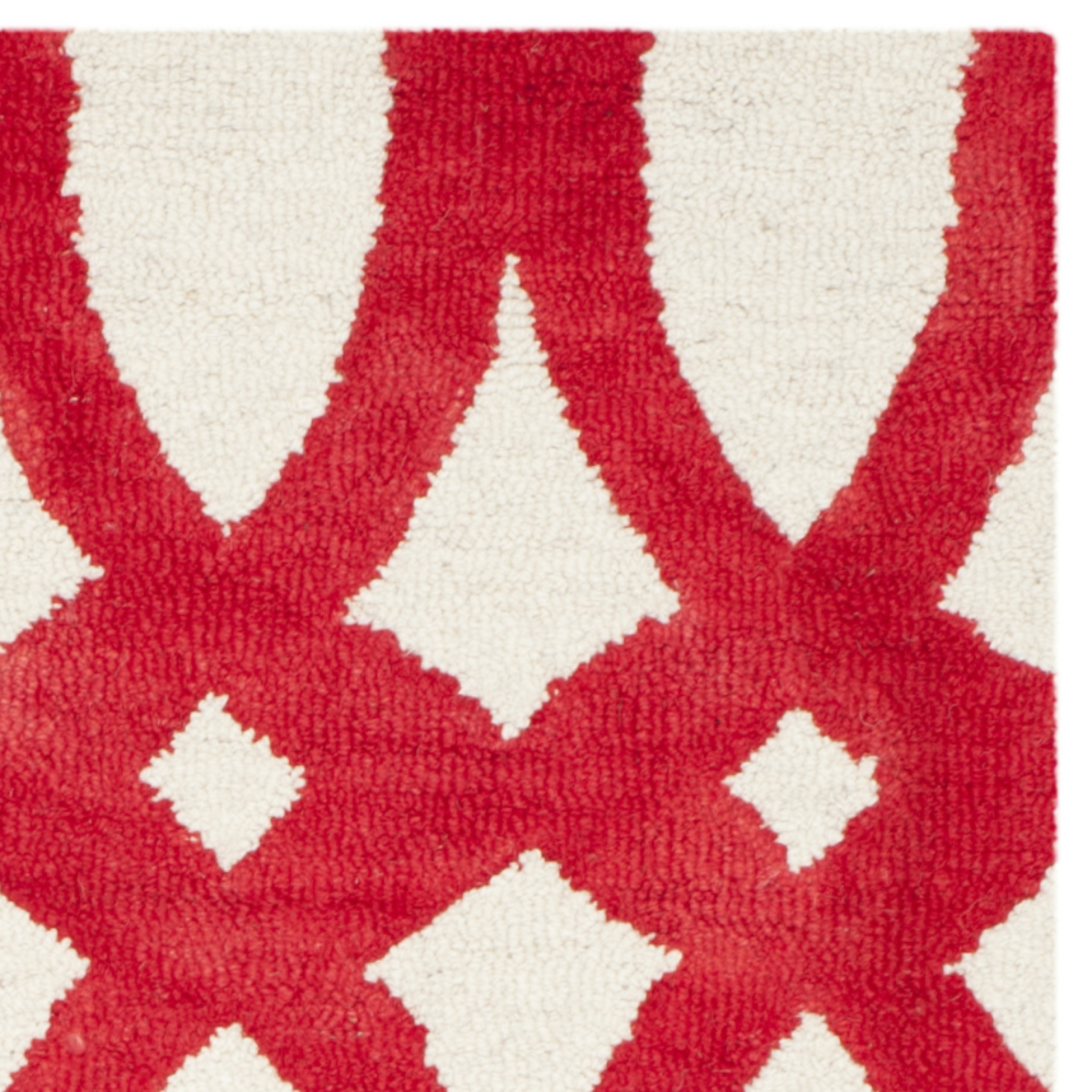 Safavieh Dip Dye Ivory/Red Area Rug & Reviews Wayfair