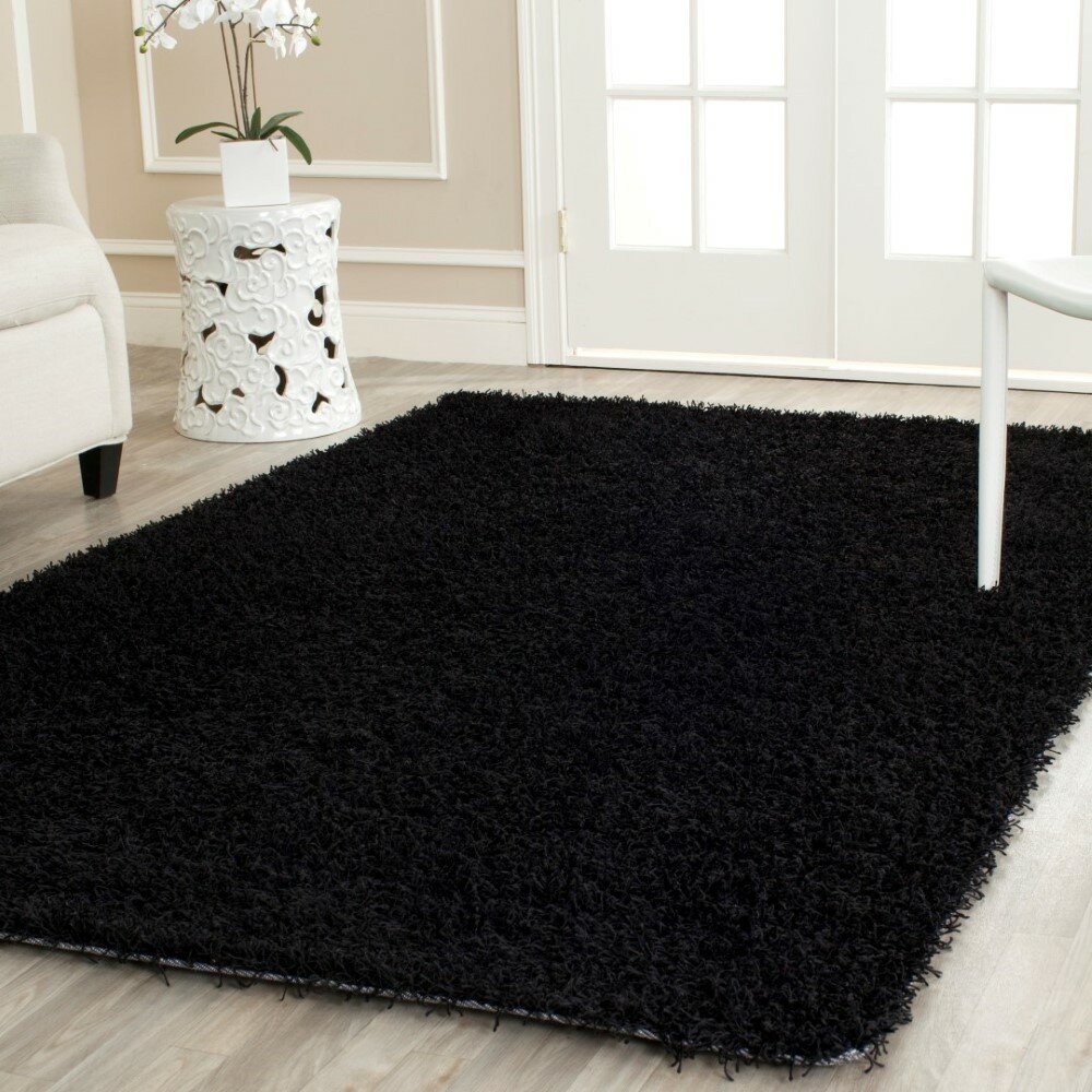 Safavieh Shag Black Area Rug Reviews Wayfair