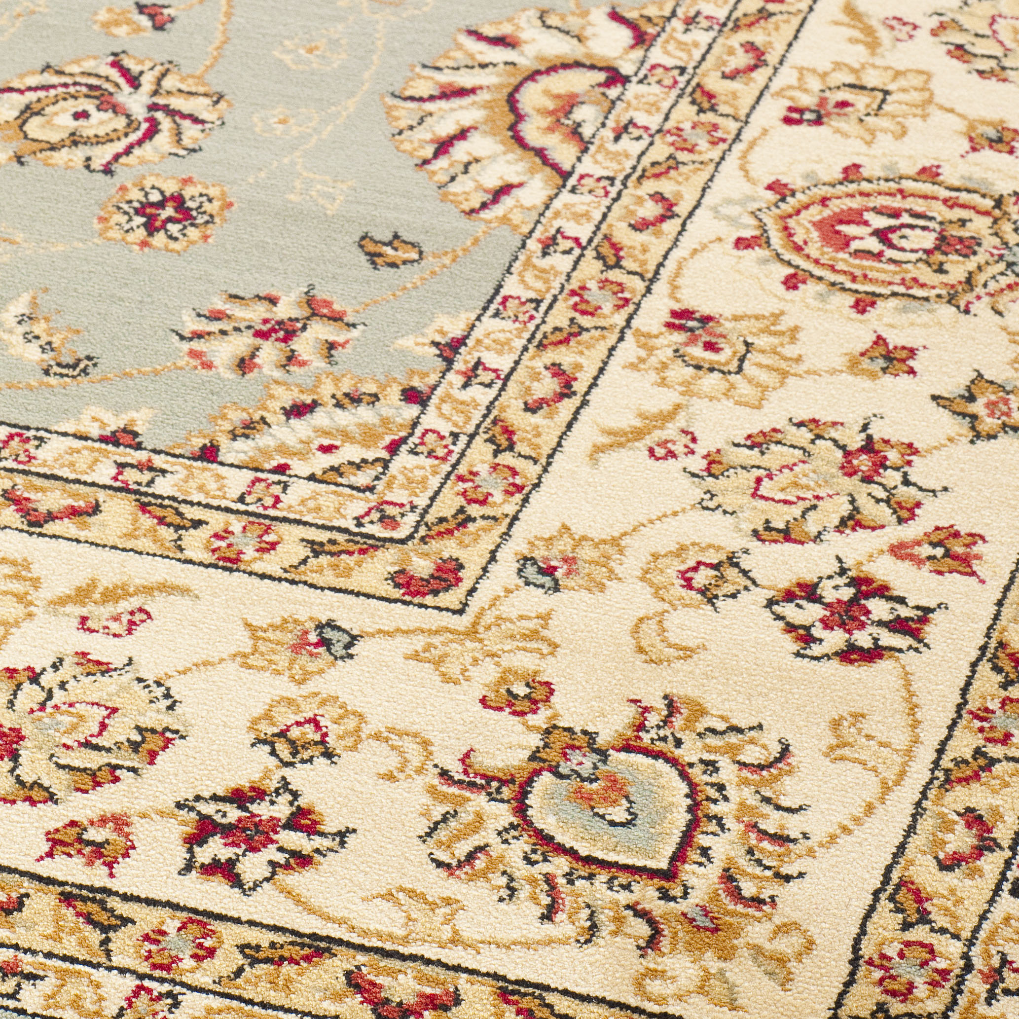 Safavieh Majesty Light Blue/Cream Area Rug & Reviews Wayfair