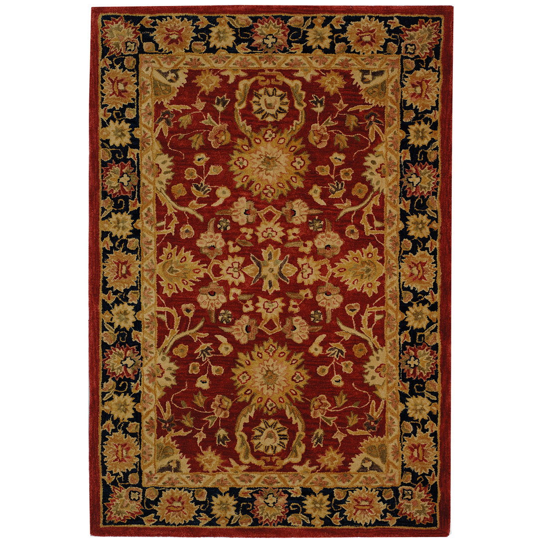 Safavieh Anatolia Red/Navy Area Rug & Reviews Wayfair