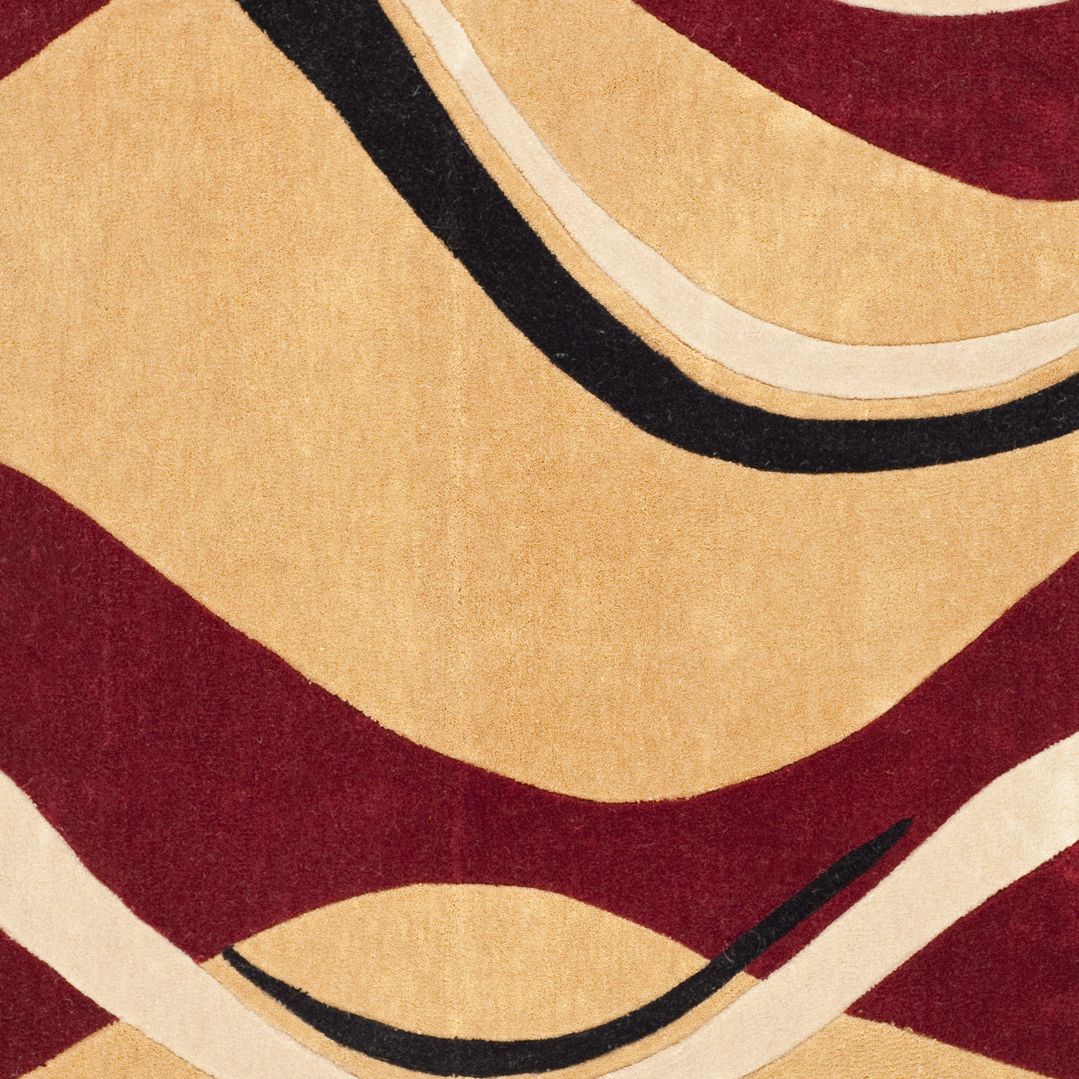 Safavieh Modern Art Rust/Ivory Rug Wayfair