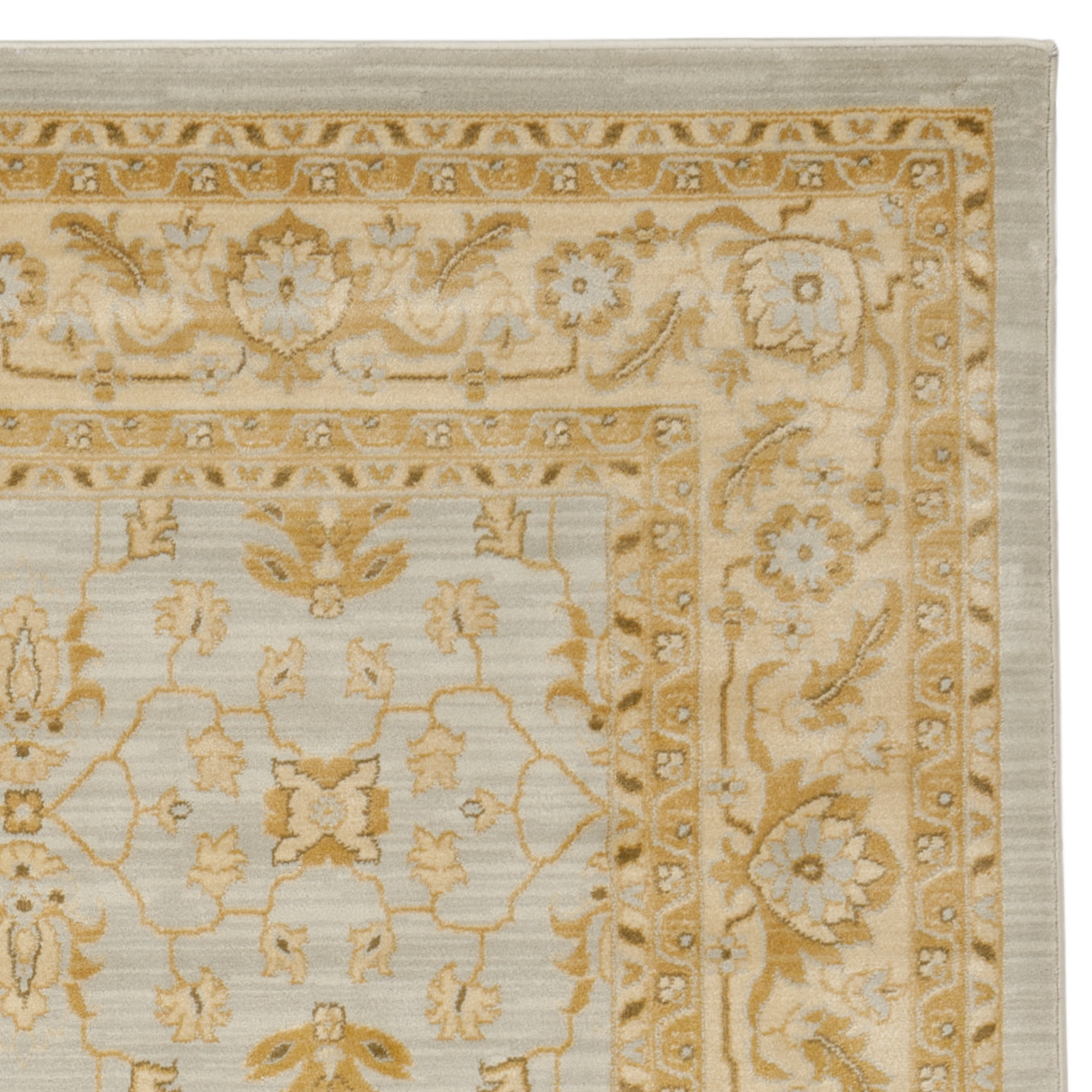 Safavieh Austin Light Gray/Gold Area Rug & Reviews Wayfair