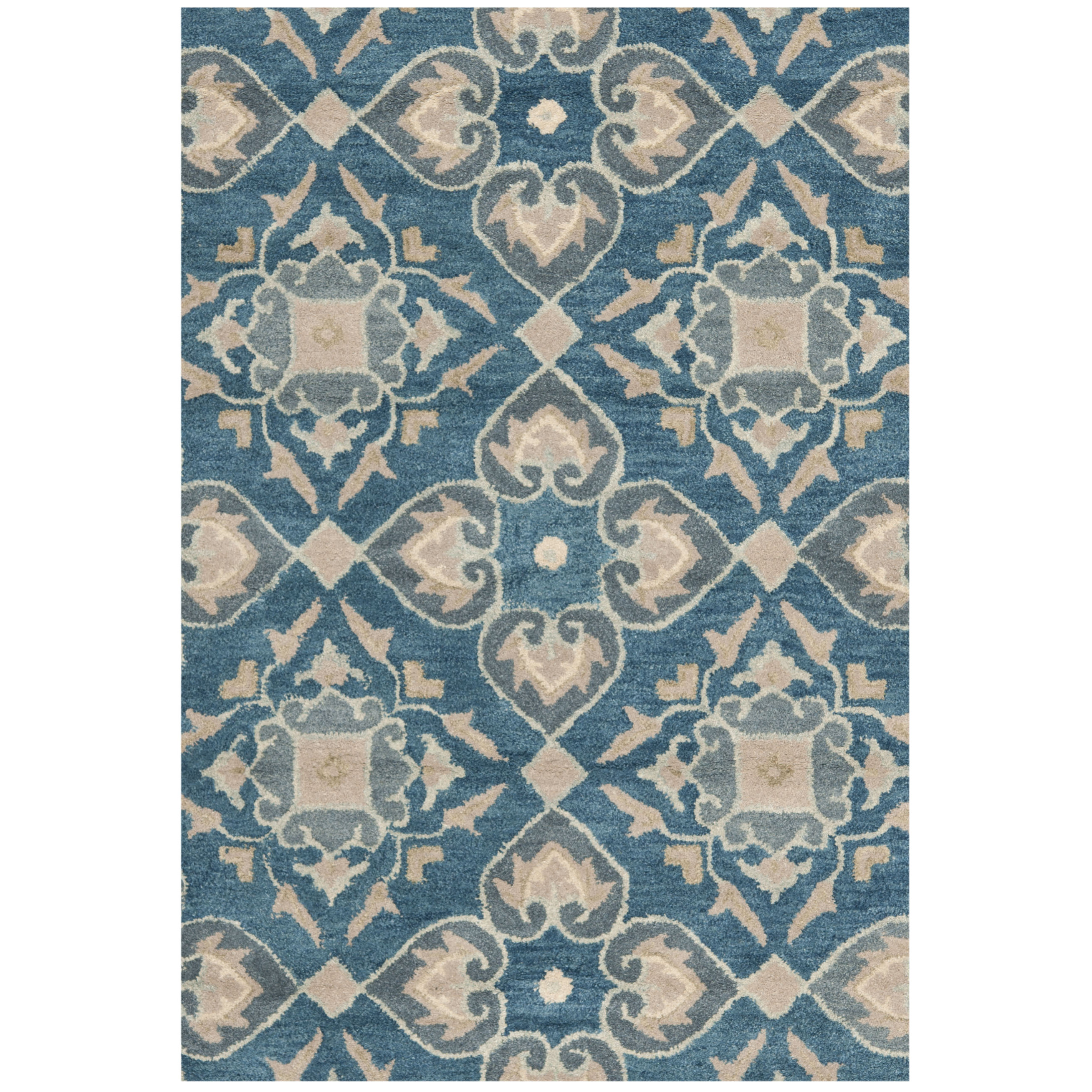 Safavieh Wyndham Blue / Grey Area Rug & Reviews Wayfair