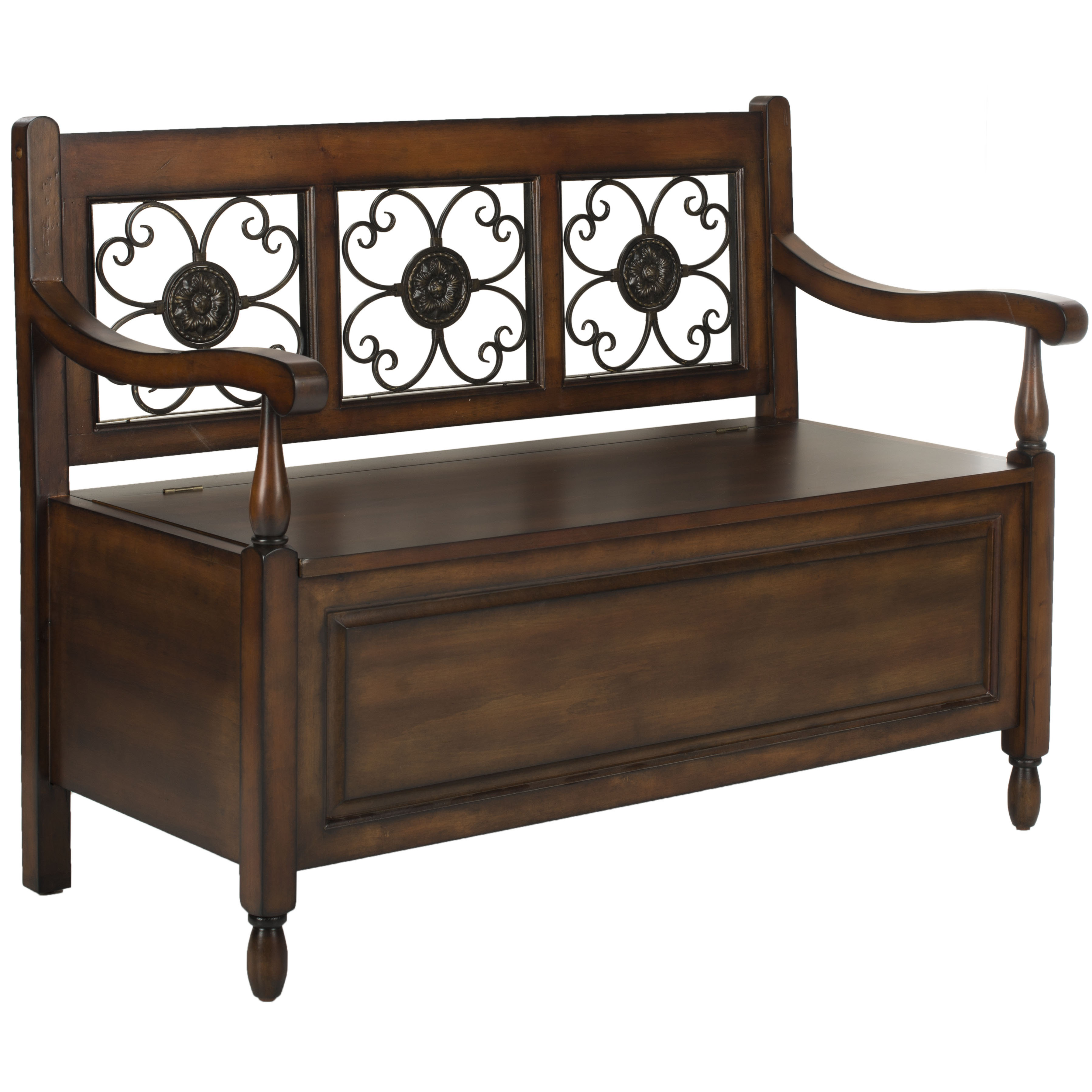 Safavieh Erica Wood Storage Entryway Bench And Reviews Wayfair