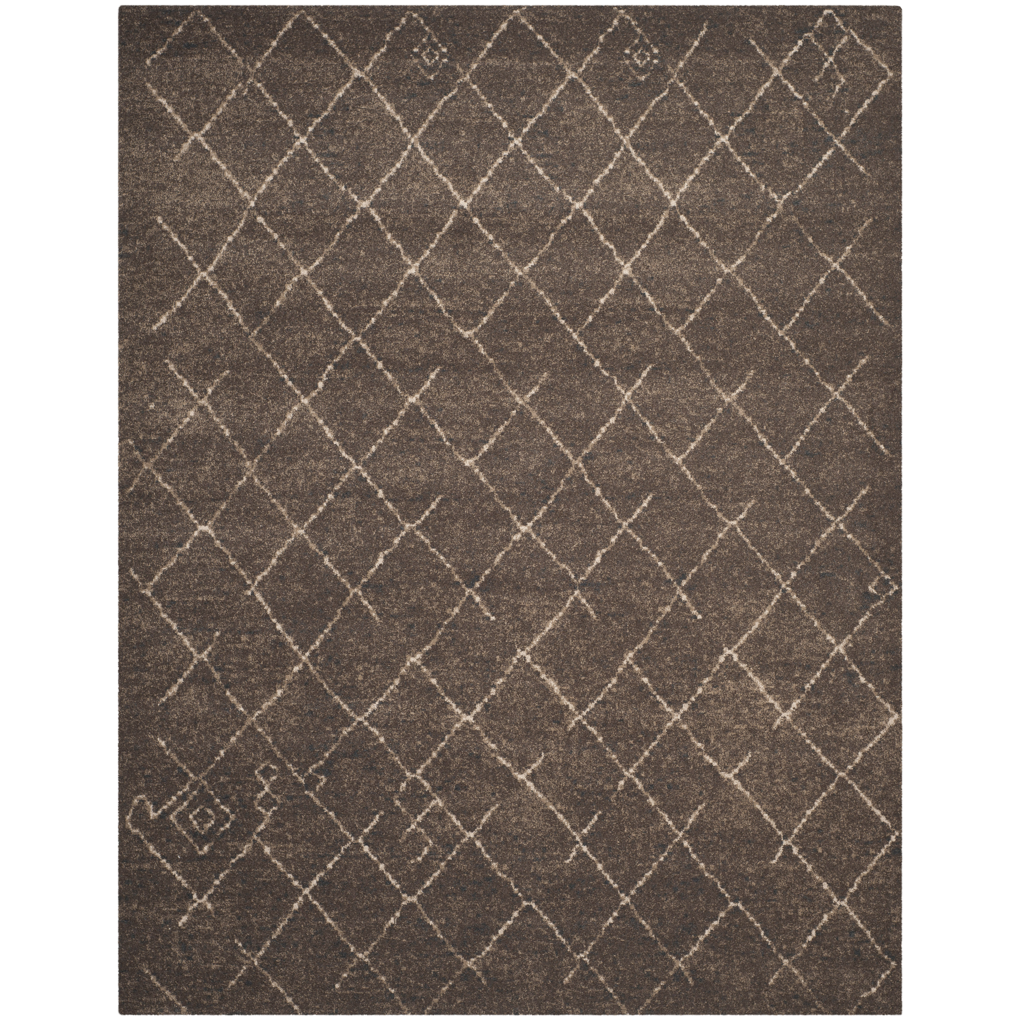 Safavieh Tunisia Dark Brown Rug & Reviews | Wayfair