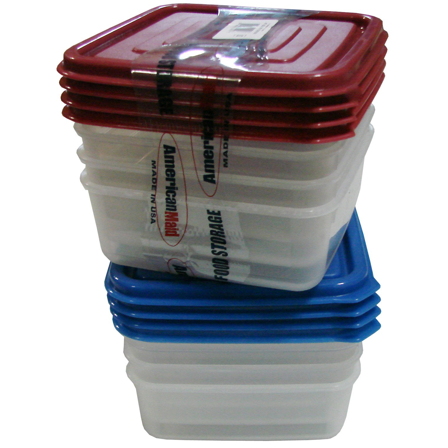 American Maid Plastic 8 Piece Square Food Storage Set Wayfair