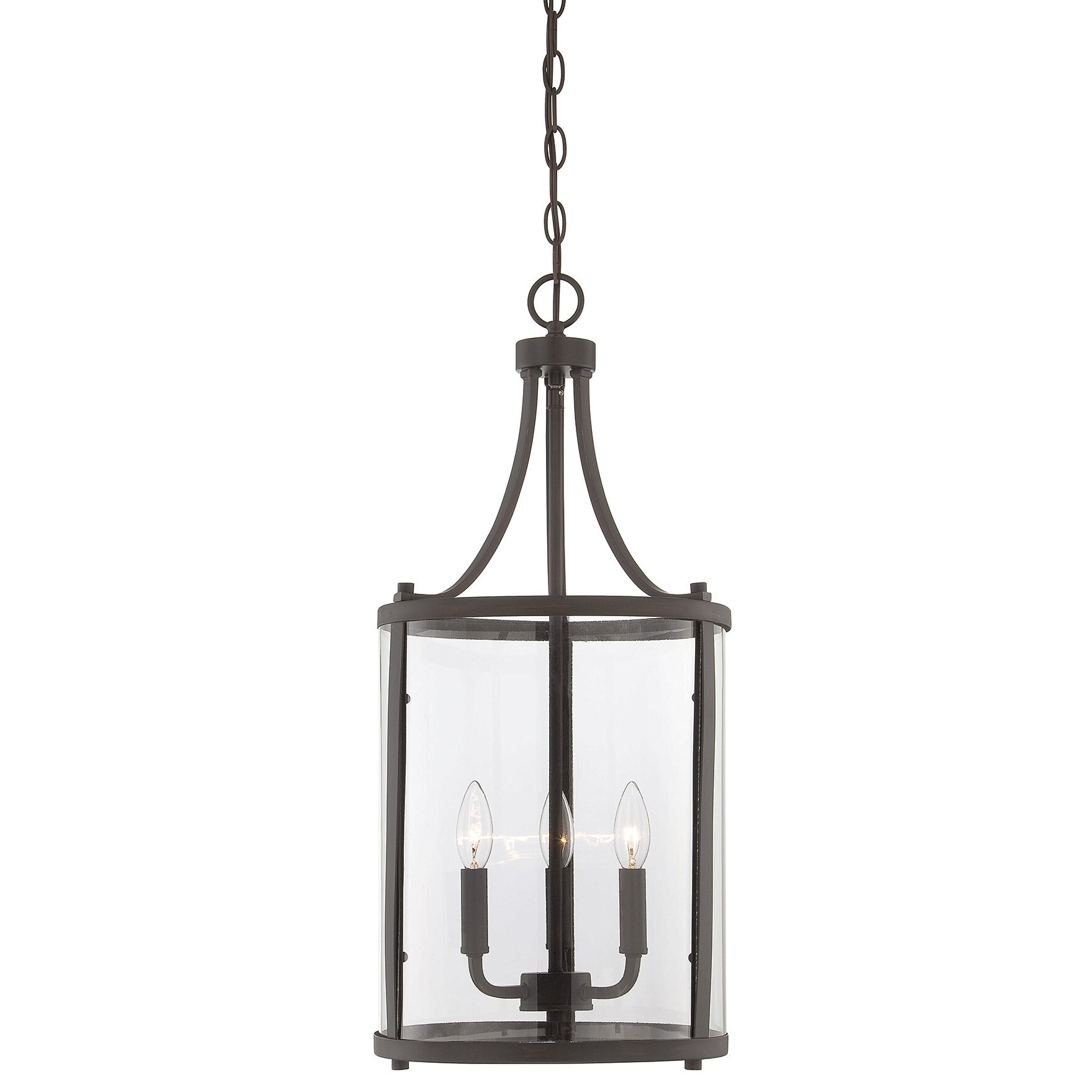 Savoy House Penrose 3 Light Foyer Lantern & Reviews | Wayfair