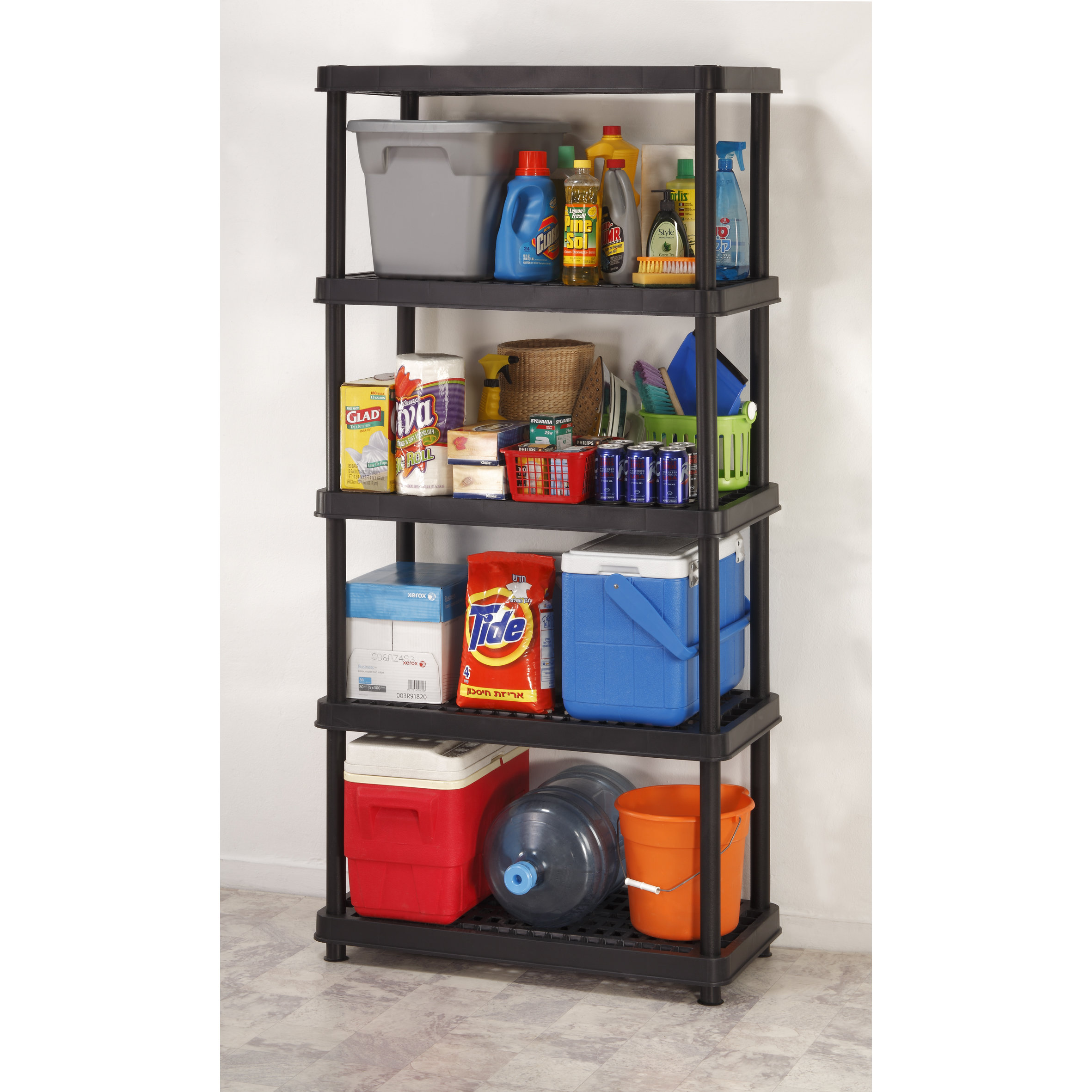 Keter Utility 72" H Five Shelf Shelving Rack Unit & Reviews Wayfair