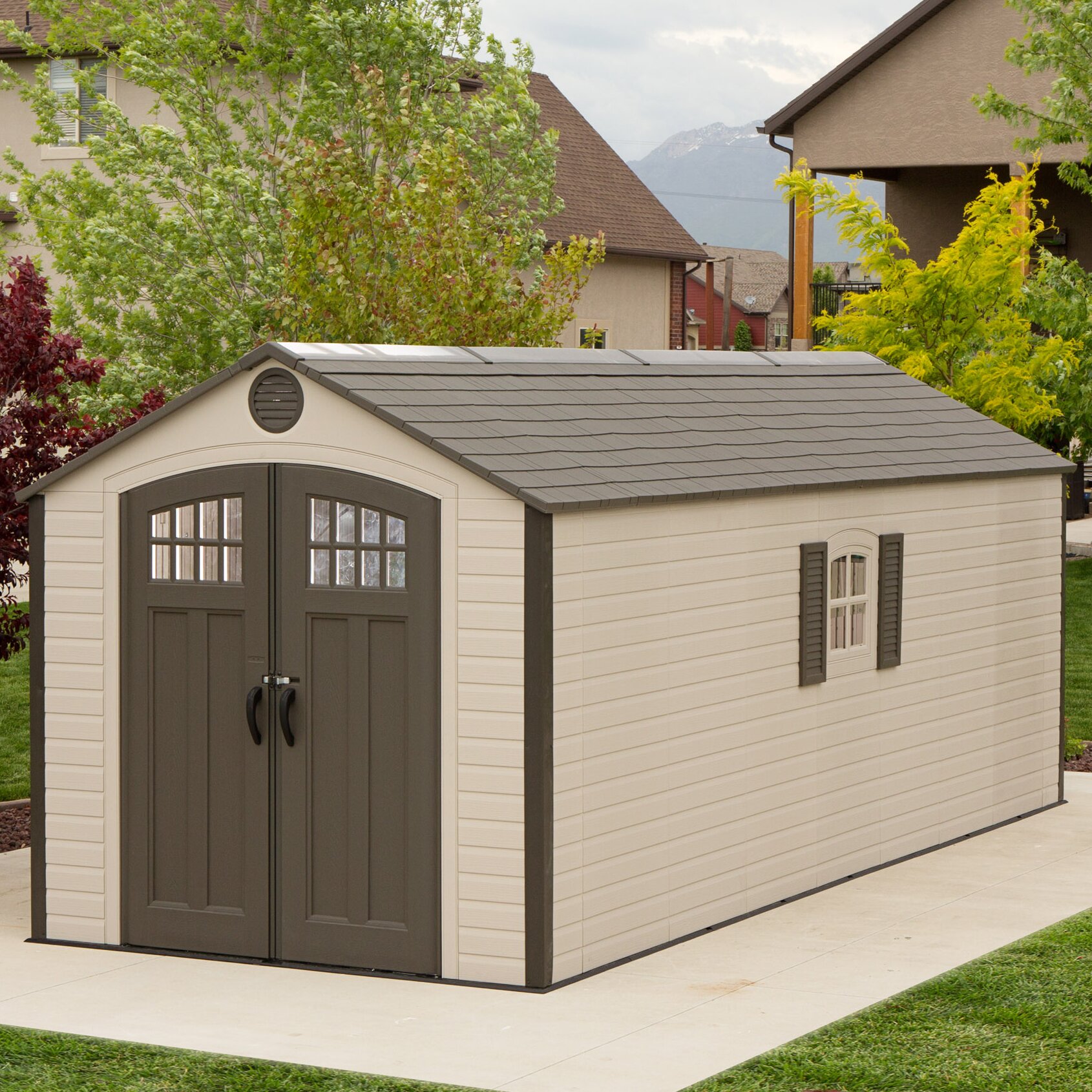 Lifetime 8 Ft. W x 20 Ft. D Storage Shed & Reviews Wayfair