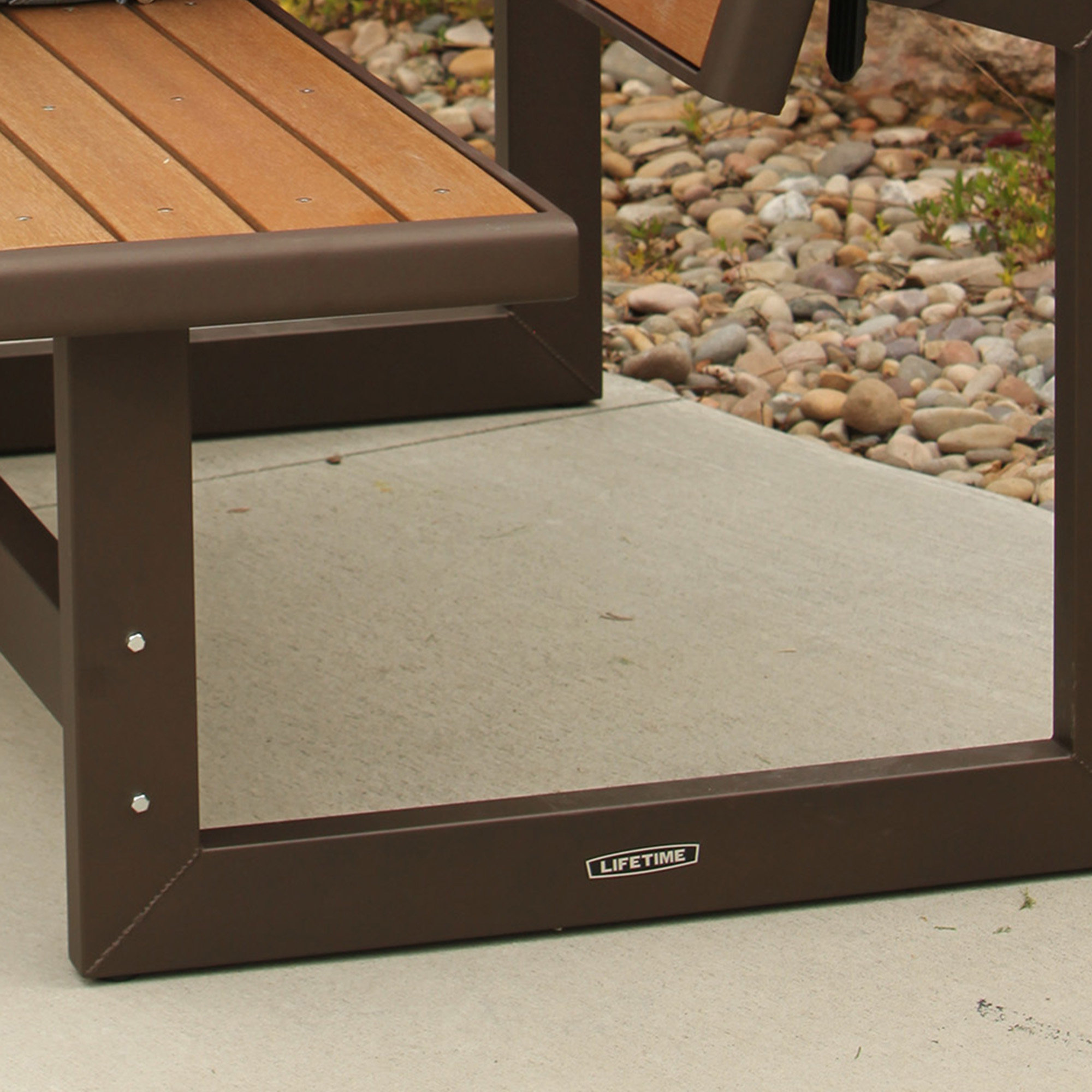 Lifetime Convertible Wood and Metal Park Bench & Reviews Wayfair