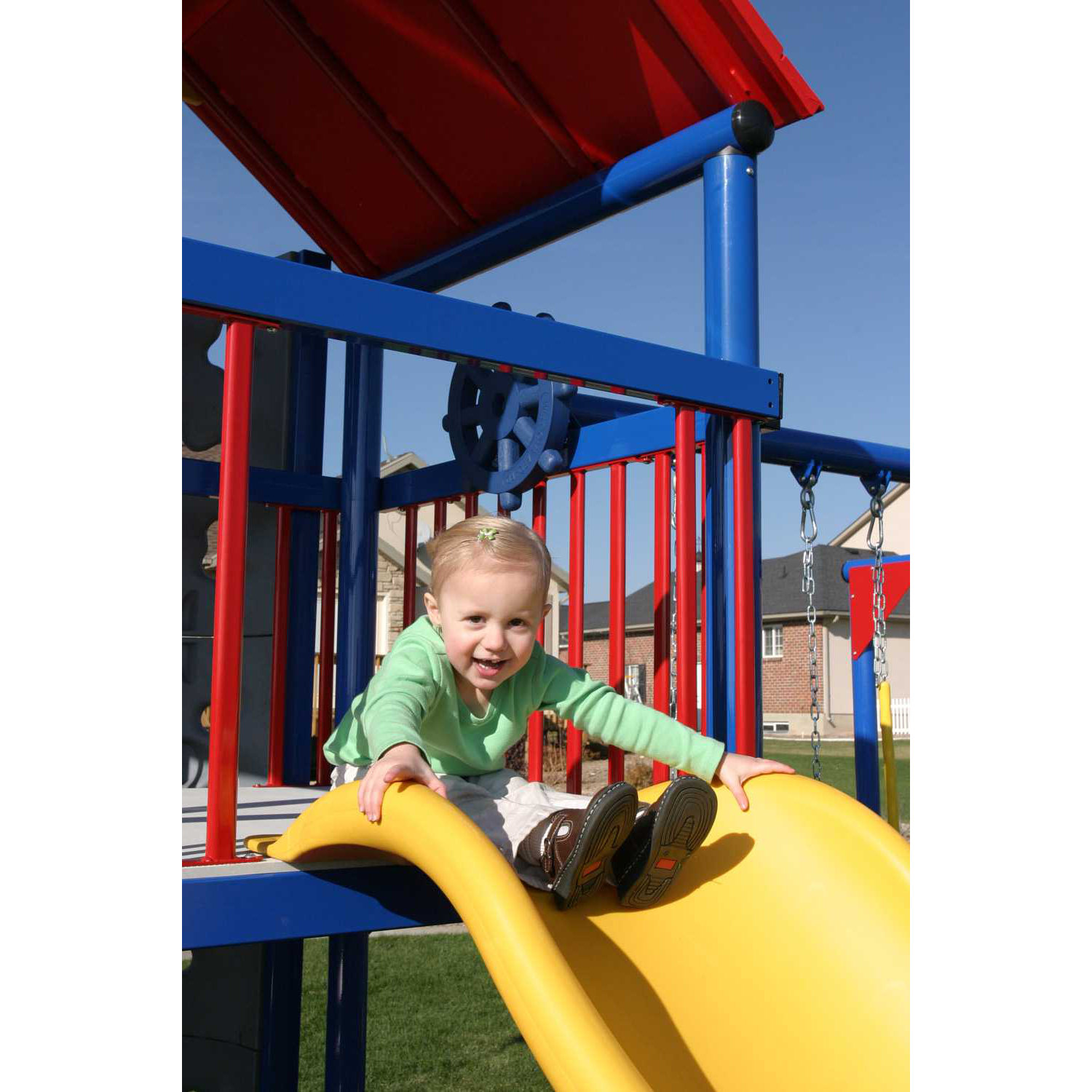 Lifetime Primary Heavy Duty Metal Swing Set & Reviews Wayfair