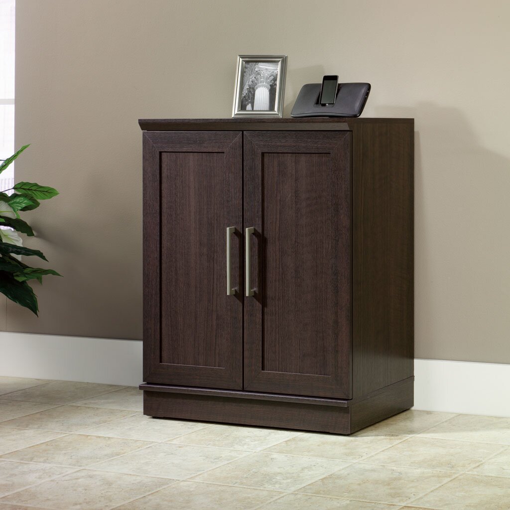 Sauder HomePlus 2 Door Storage Cabinet Reviews Wayfair   Sauder HomePlus 2 Door Storage Cabinet 411591 411967 