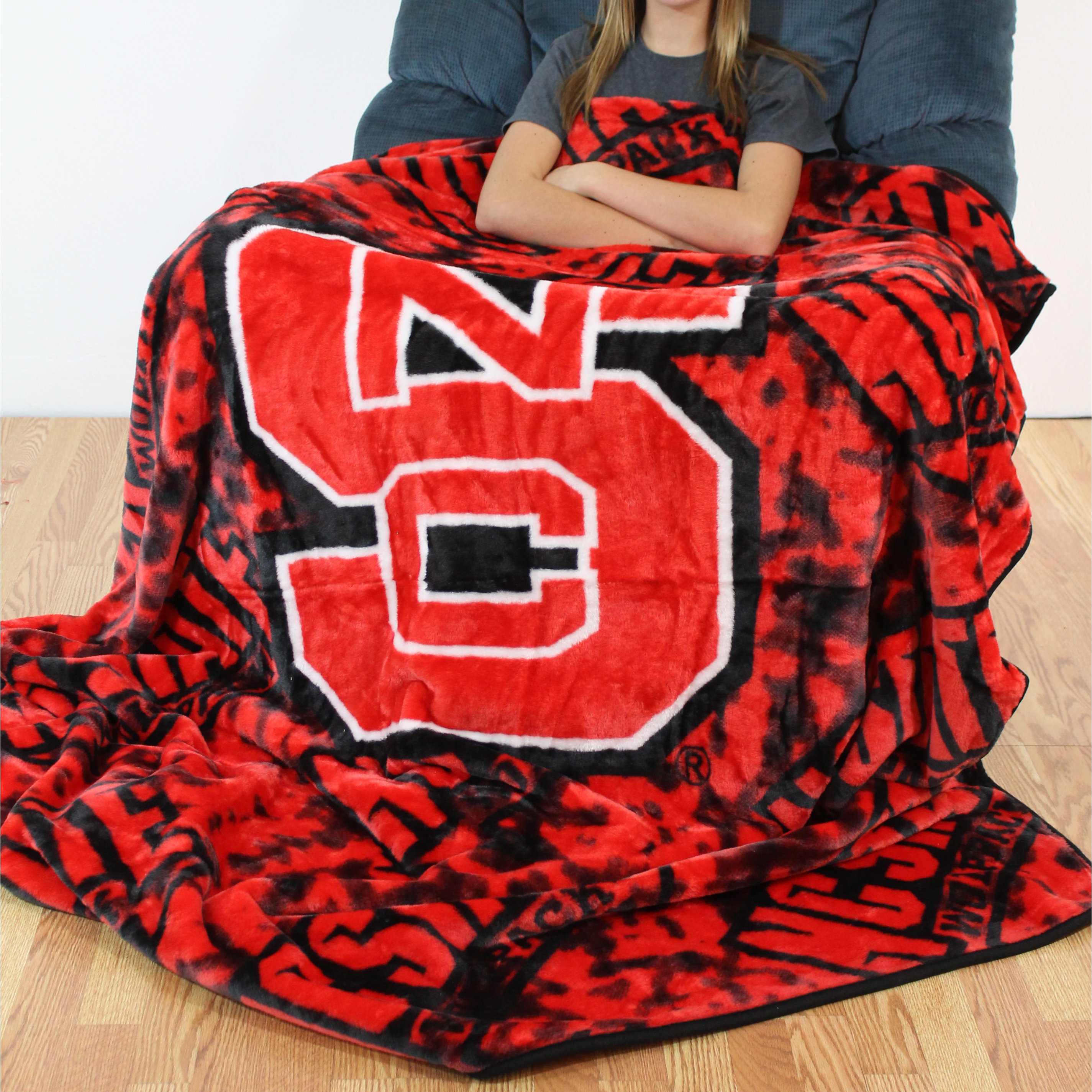 College Covers NCAA North Carolina State Throw Blanket Wayfair