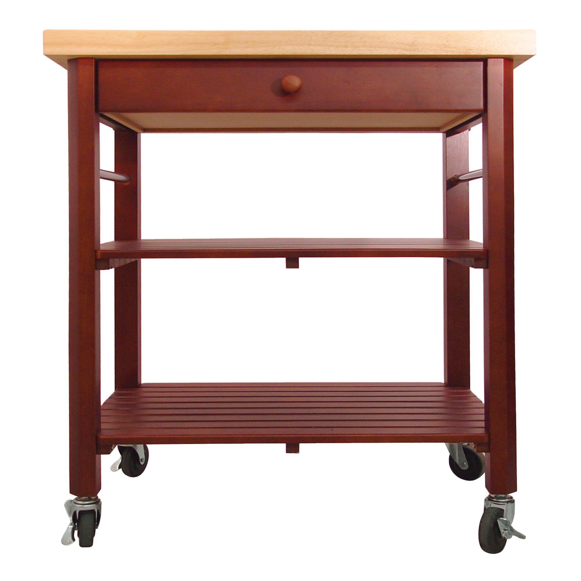 Catskill Craftsmen Roll About Kitchen Cart With Wood Top Reviews   Catskill Craftsmen Inc. Roll About Kitchen Cart With Wood Top 80027 