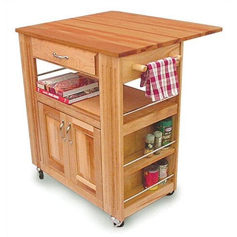 Catskill Craftsmen Kitchen Island With Wood Top Reviews Wayfair   Heart%2Bof%2Bthe%2BKitchen%2BIsland%2Bwith%2BDrop%2BLeaf 