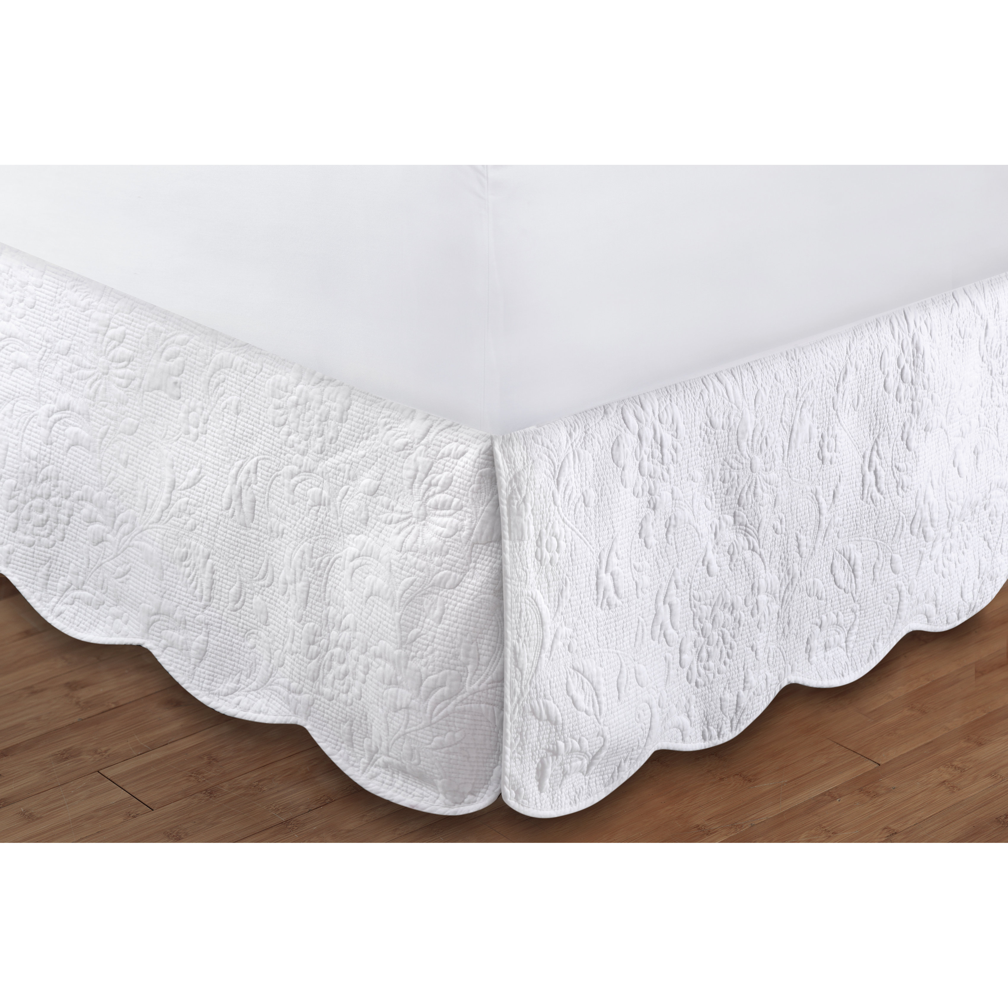 Greenland Home Fashions Quilted Bed Skirt & Reviews Wayfair