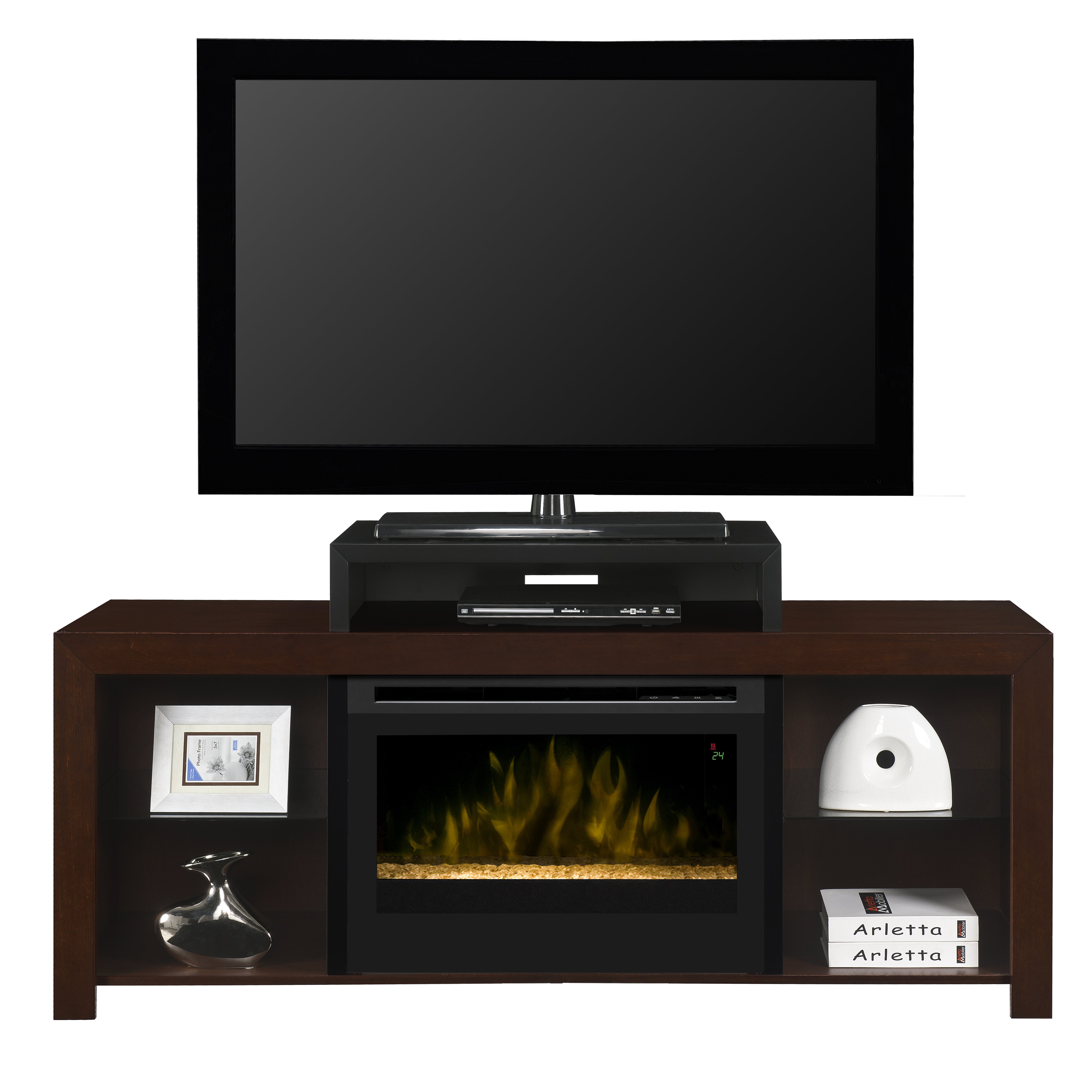 Dimplex Beasley TV Stand with Electric Fireplace & Reviews ...