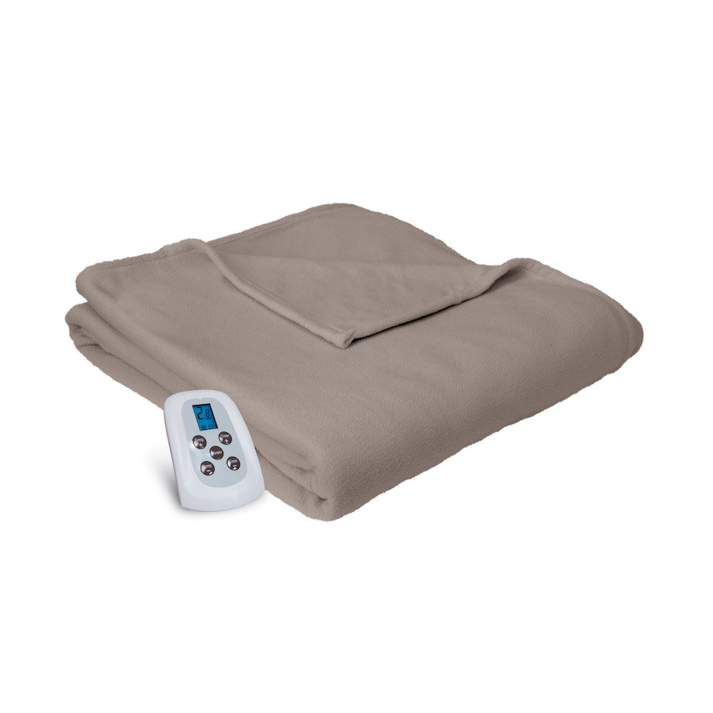 Serta Comfort Plush Electric Blanket - 661076, Blankets ...