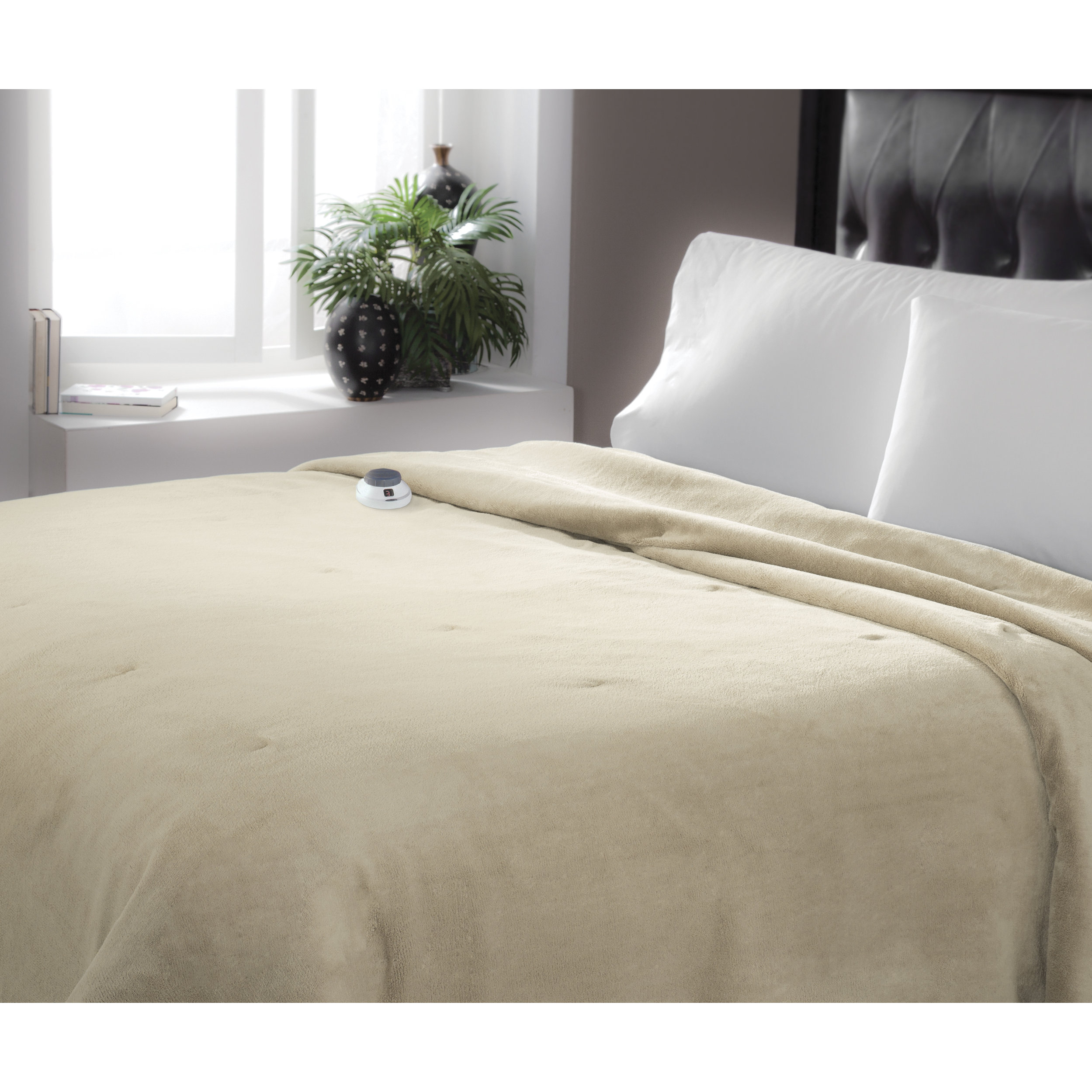 Serta Serta Luxe Plush Micro Fleece Electric Blanket & Reviews Wayfair