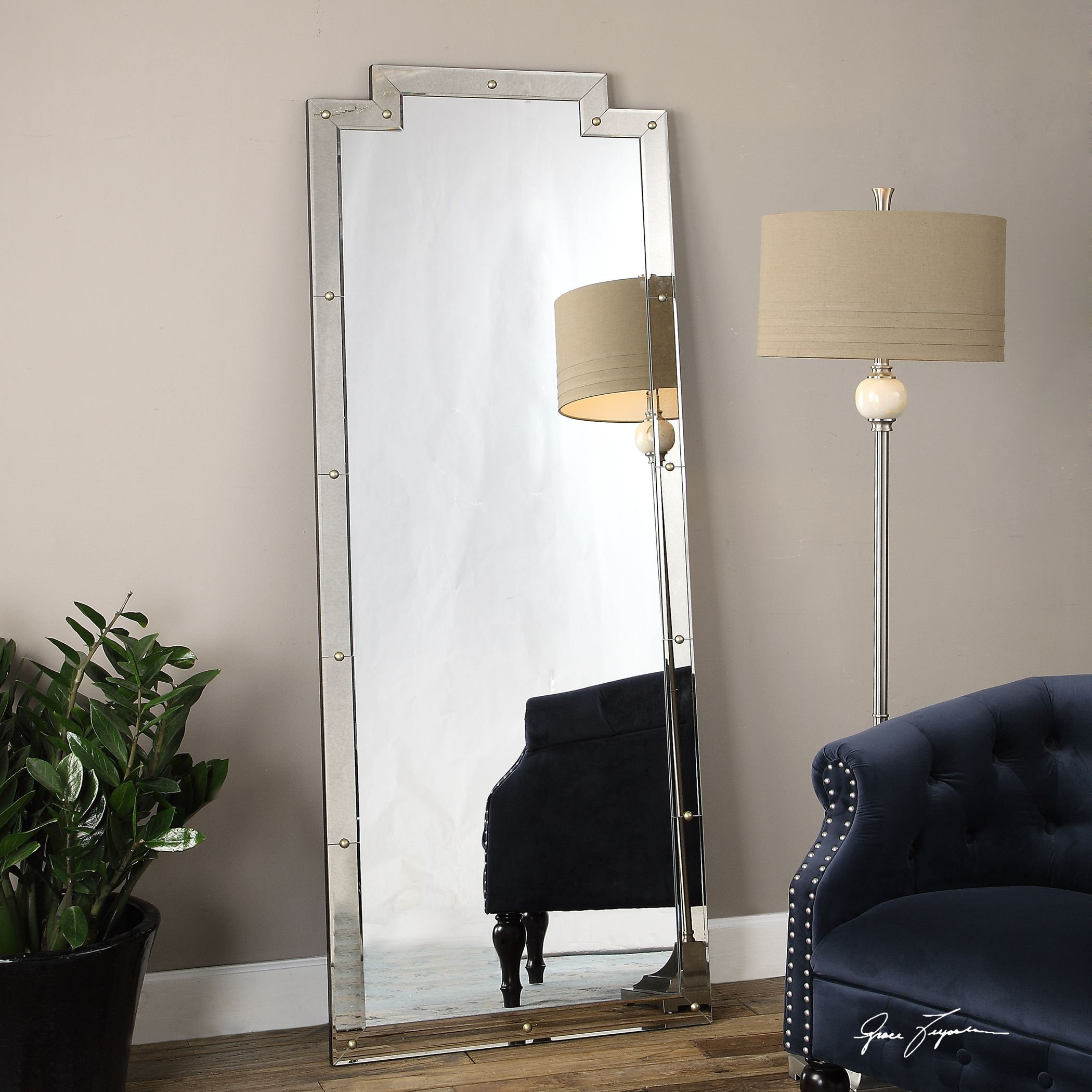 Uttermost Vedea Leaner Wall Mirror & Reviews Wayfair
