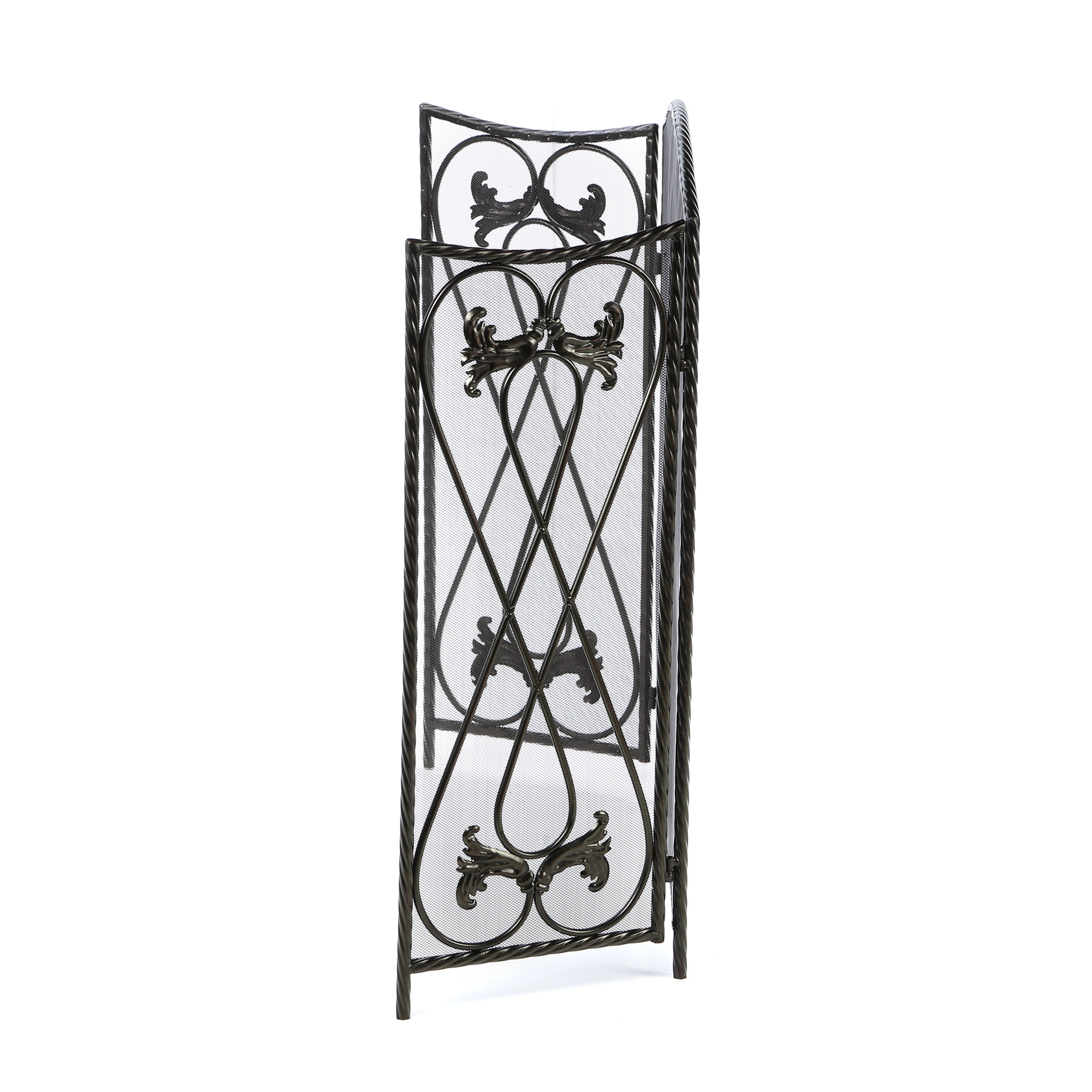 Uttermost Effie 3 Panel Metal Fireplace Screen & Reviews Wayfair