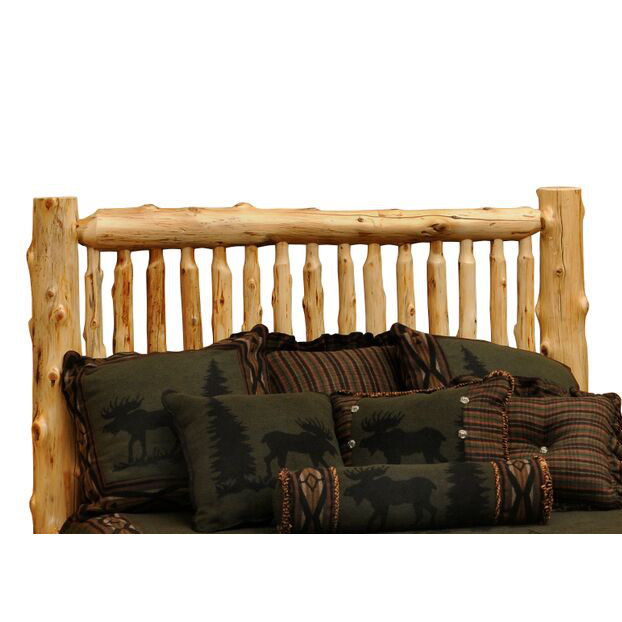 Fireside Lodge Traditional Cedar Log Headboard & Reviews Wayfair