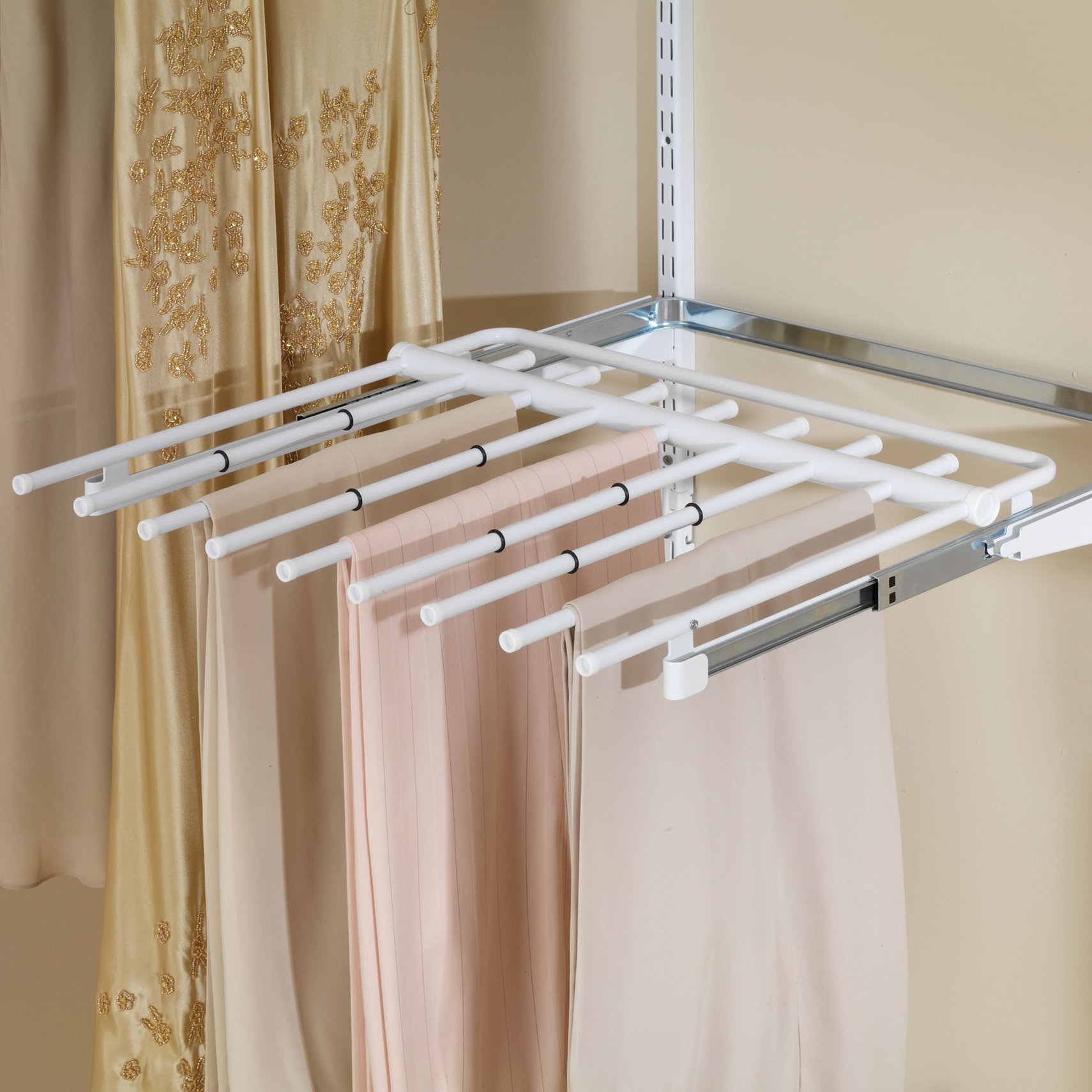 Rubbermaid Configurations Closet Sliding Pants Rack & Reviews Wayfair