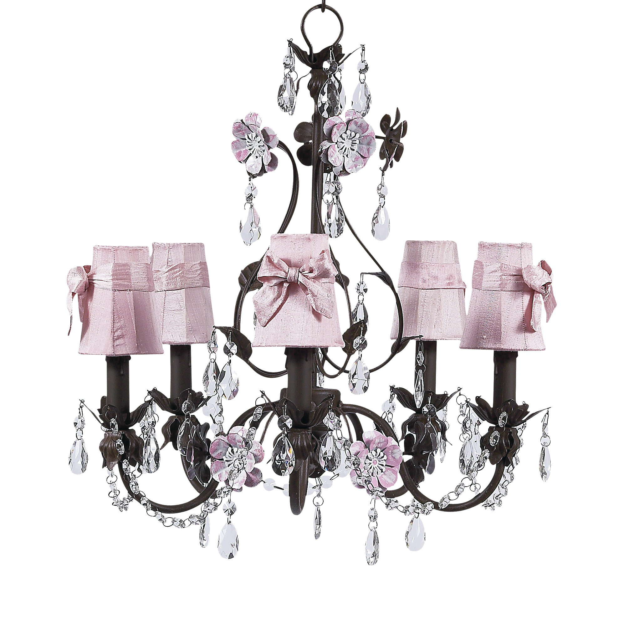 Jubilee Collection Flower Garden 5 Light Shaded Chandelier Wayfair