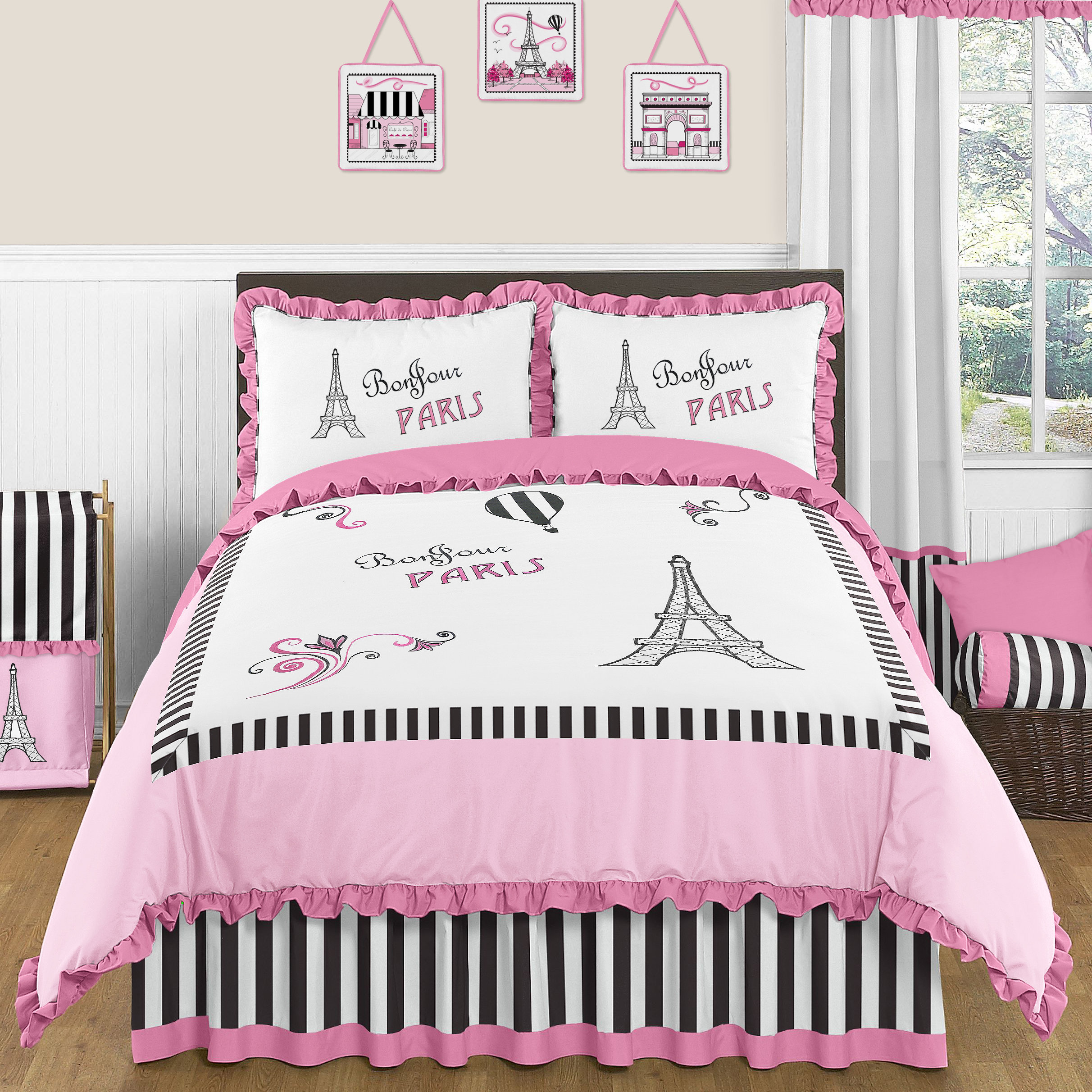 Sweet Jojo Designs Paris 3 Piece Comforter Set & Reviews Wayfair