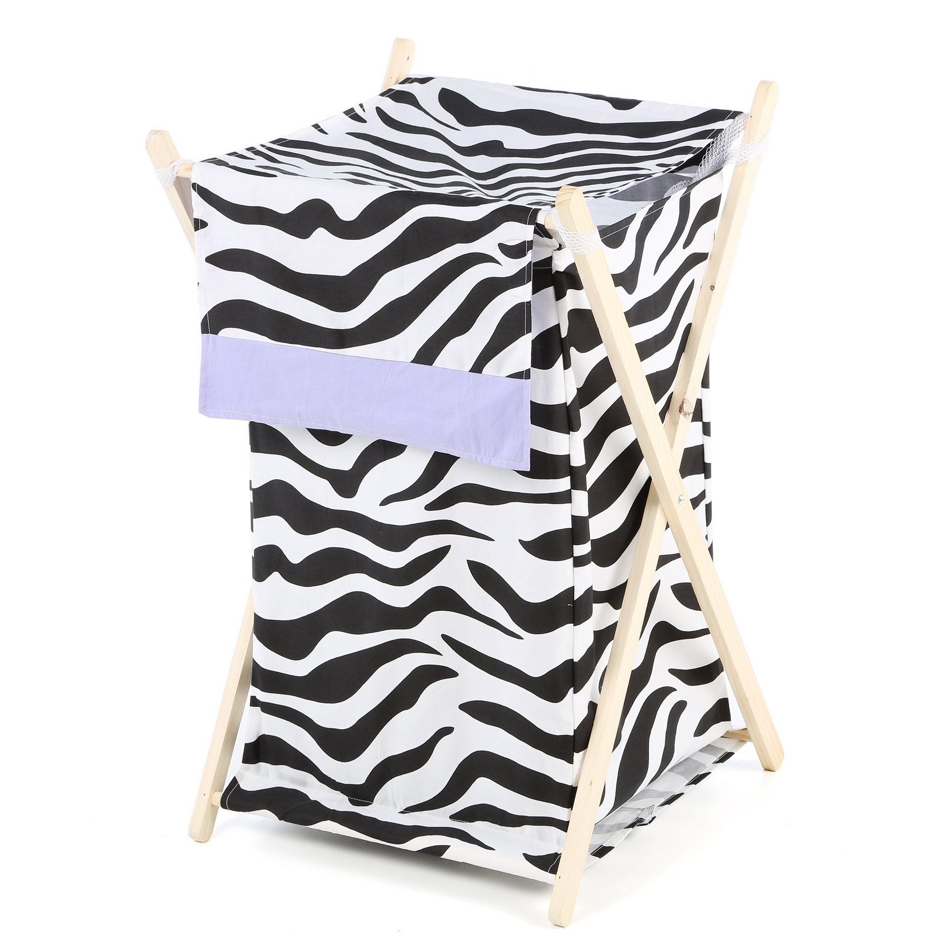 Sweet Jojo Designs Zebra Purple Laundry Hamper & Reviews Wayfair