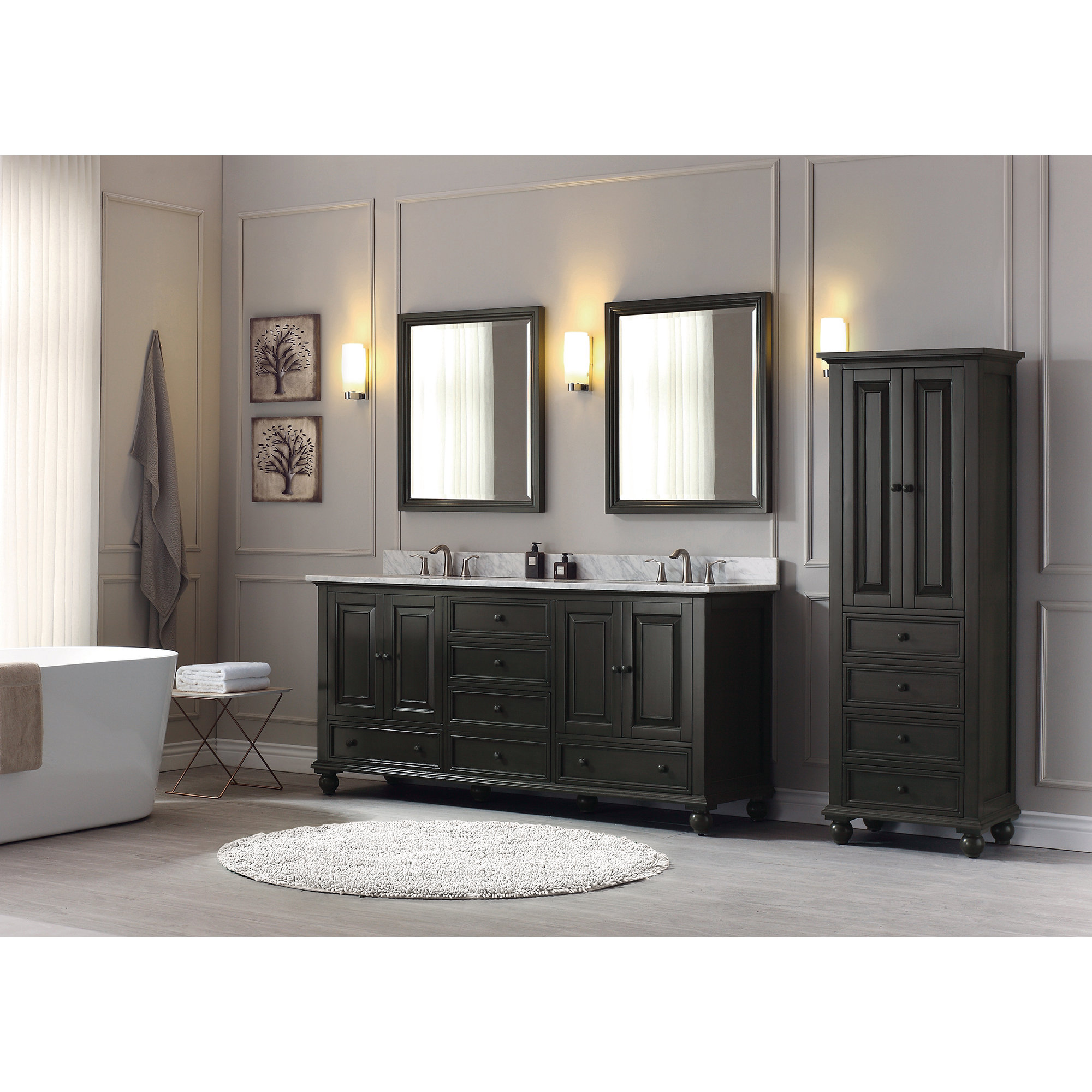 Avanity Thompson 72" Bathroom Vanity Base & Reviews Wayfair