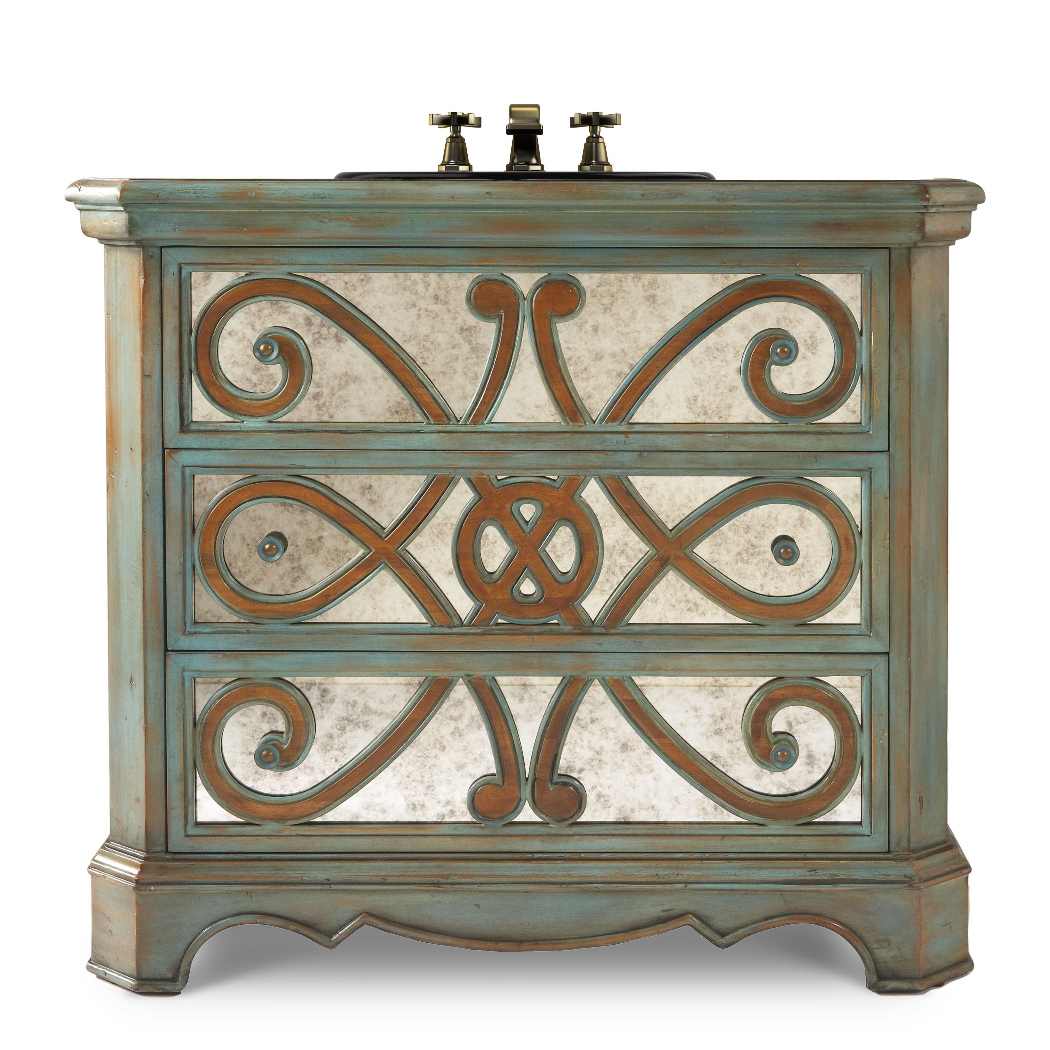 Cole + Company Designer Series 36" Sophia Hall Chest Vanity Base Wayfair