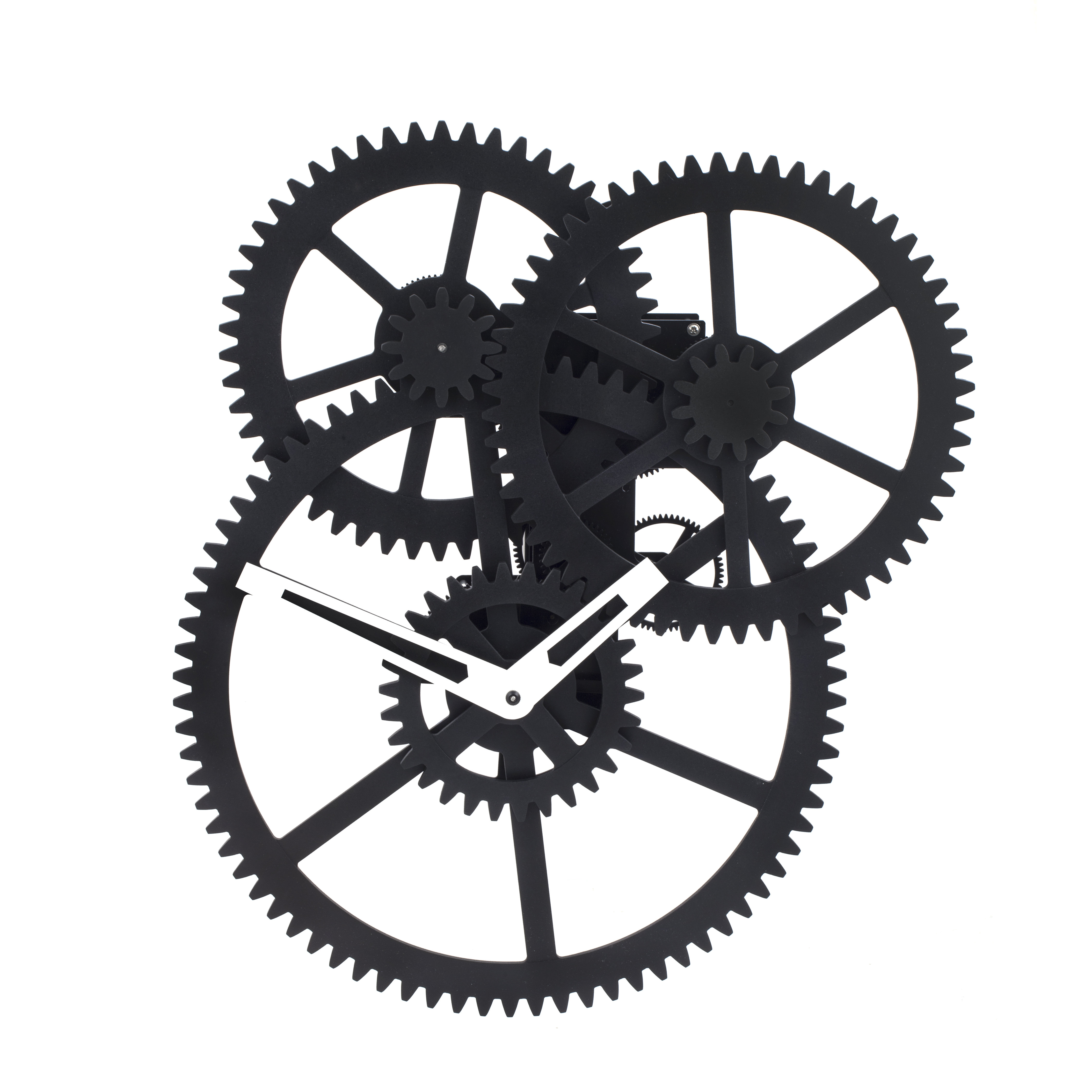 Kikkerland Triple Gear Wall Clock Wayfair