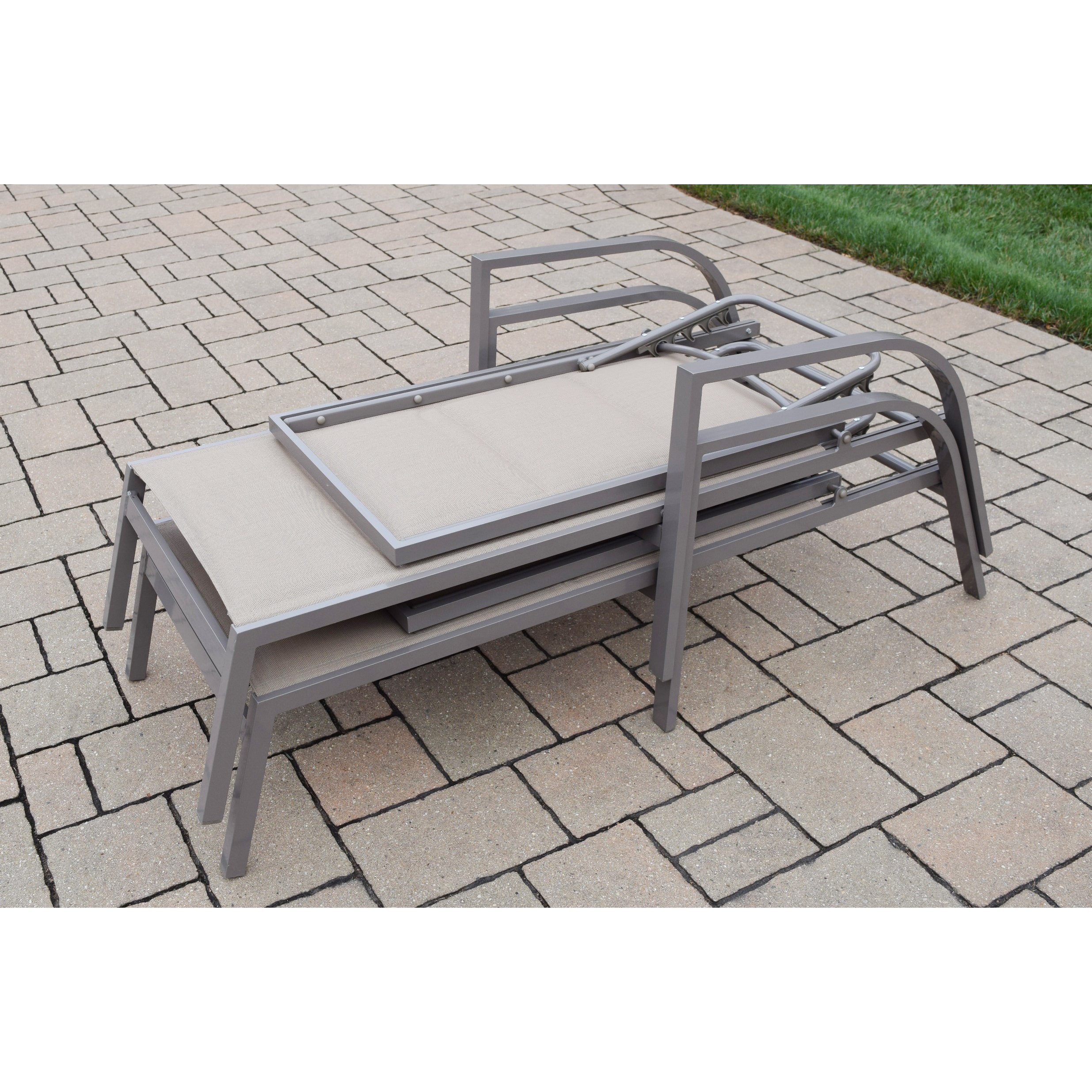 Oakland Living Padded Sling Chaise Lounge | Wayfair Oakland Living Padded Sling Chaise Lounge | Wayfair on Living Accents Sling Folding Chaise id=60917