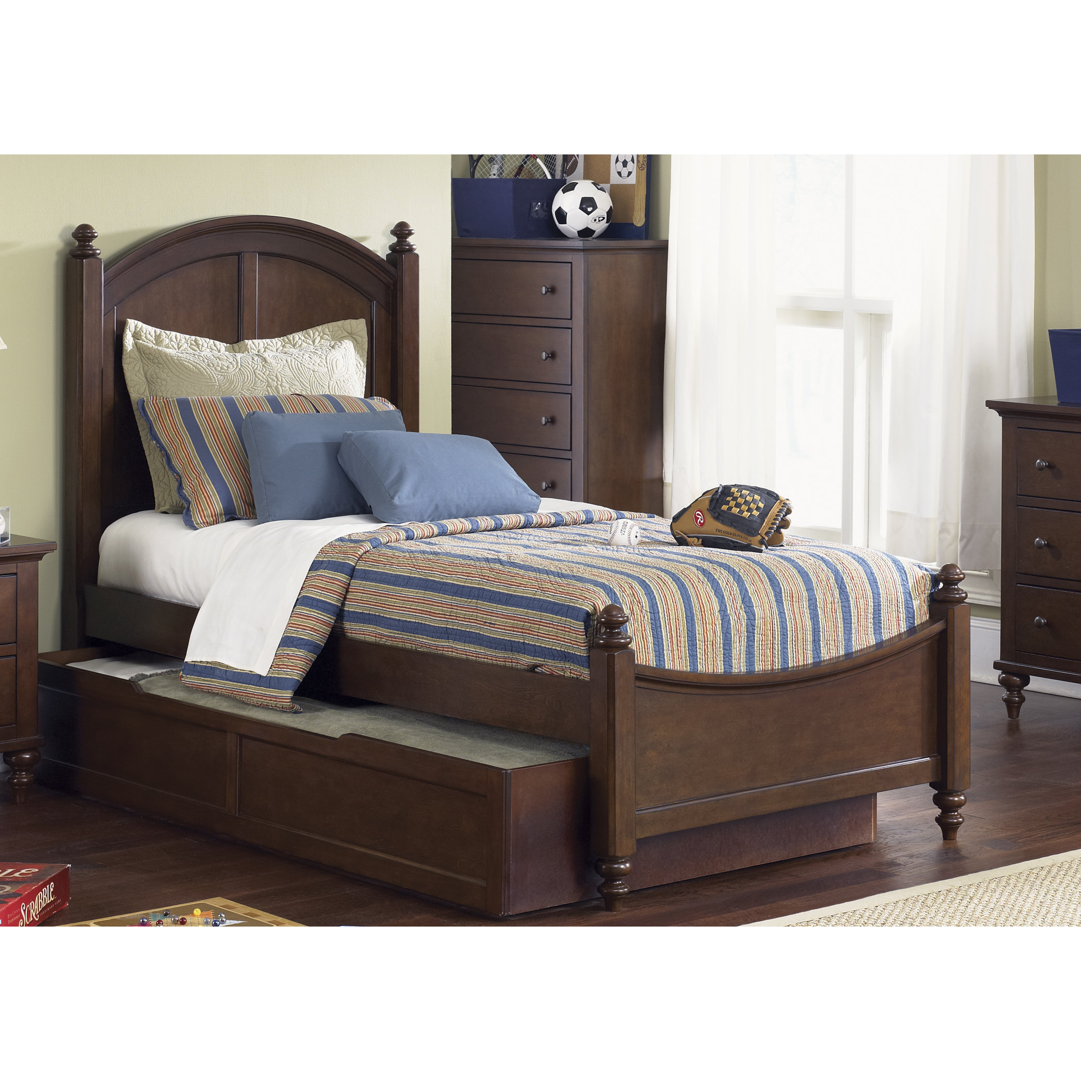 Liberty Furniture  Abbott Ridge Panel Customizable Bedroom 