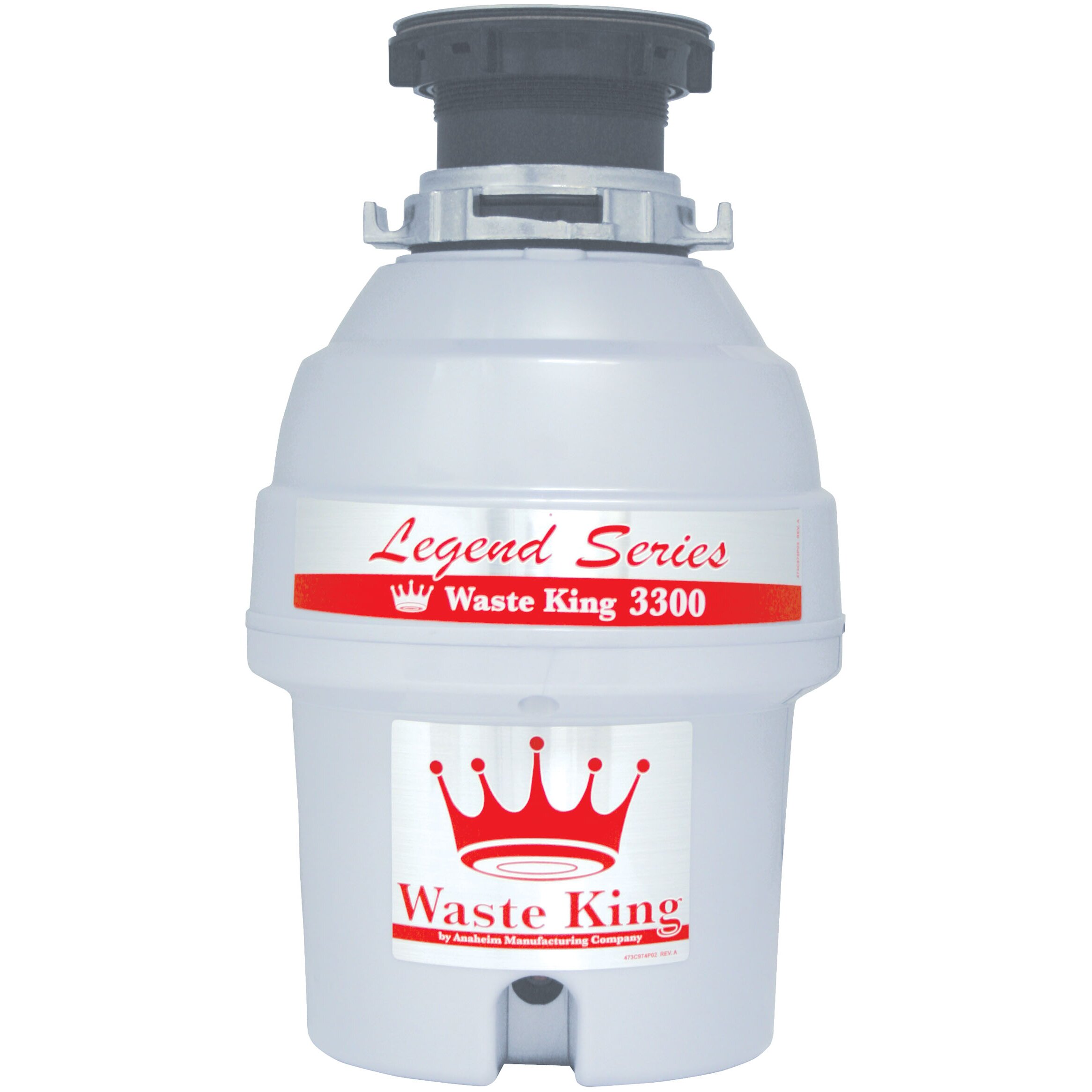 Waste King Legend Series 3/4 HP EZ-Mount Garbage Disposal with