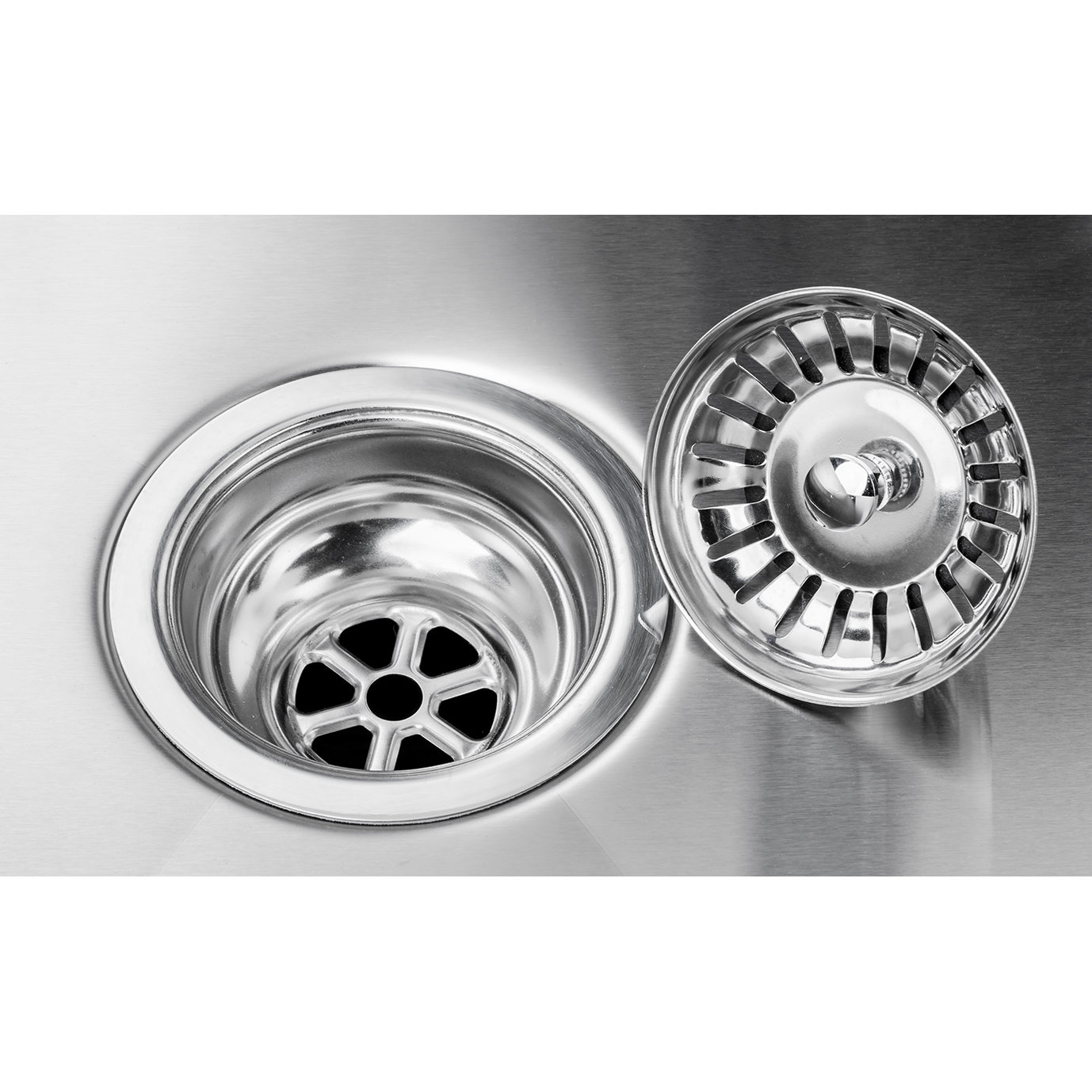 ... inch Farmhouse Apron Single Bowl 16 Gauge Stainless Steel Kitchen Sink