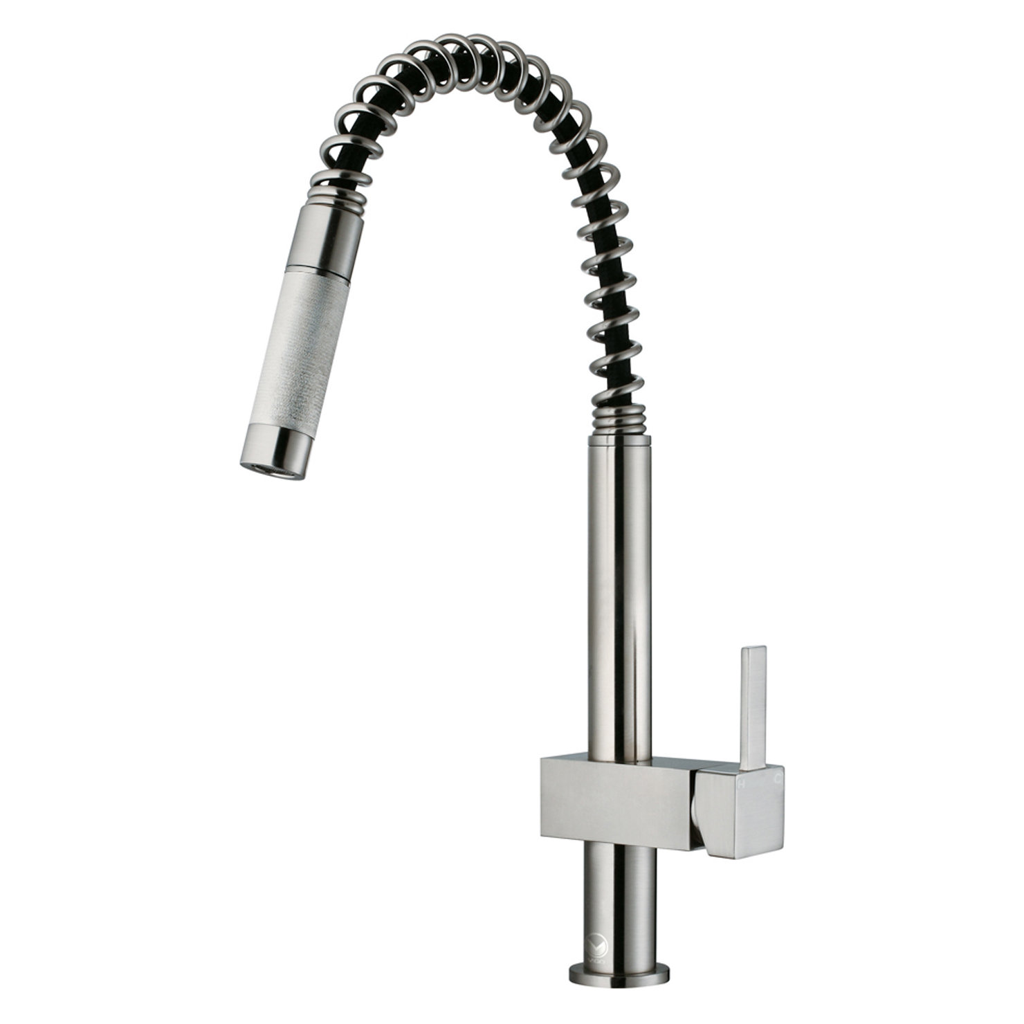 Vigo Lincroft Single Handle Pull-Down Kitchen Faucet ...