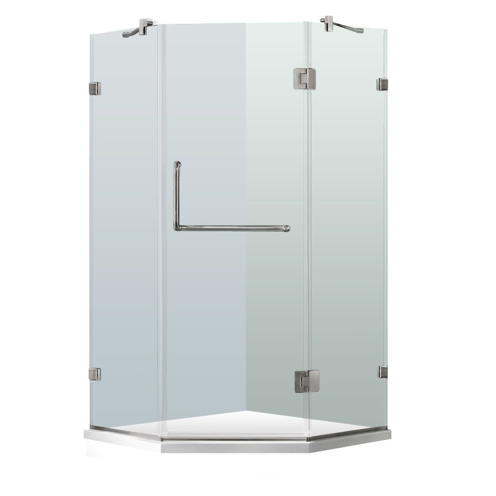 Vigo Piedmont 36 x 36in. Frameless NeoAngle Shower Enclosure with