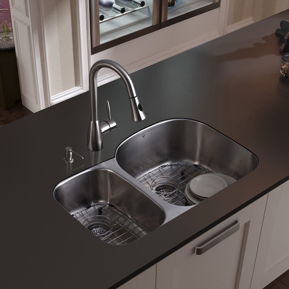 31 Inch Undermount Stainless Steel Kitchen Sink