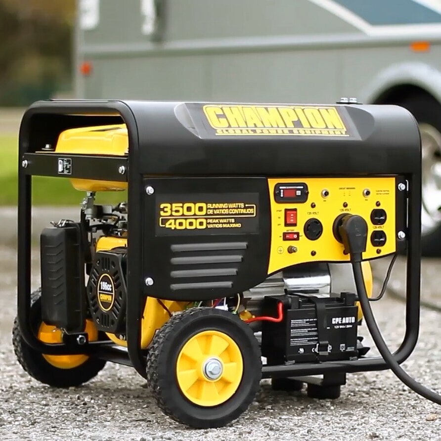 Champion Power Equipment 4000 Watt Portable Gasoline Generator With